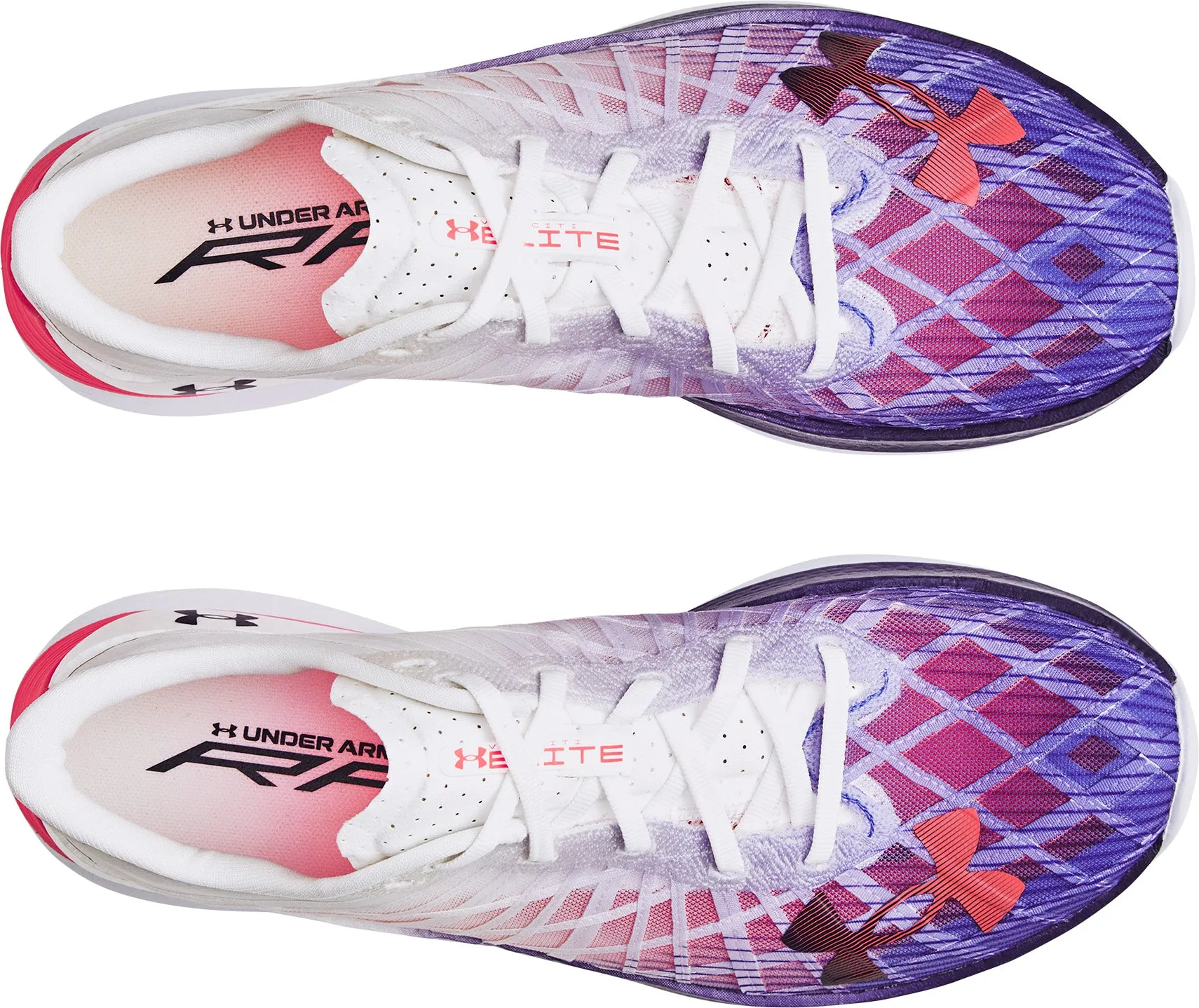 Soft Tone Under Armour Flow Velociti Elite Running Shoes - White