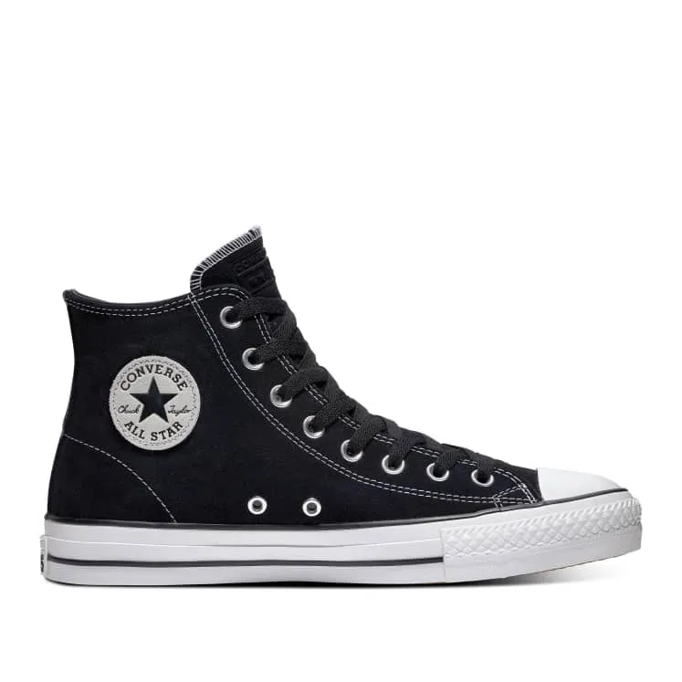 Converse CONS Chuck Taylor All Stars Pro Hi Skate Shoes - Black/Black/White Pro Skate