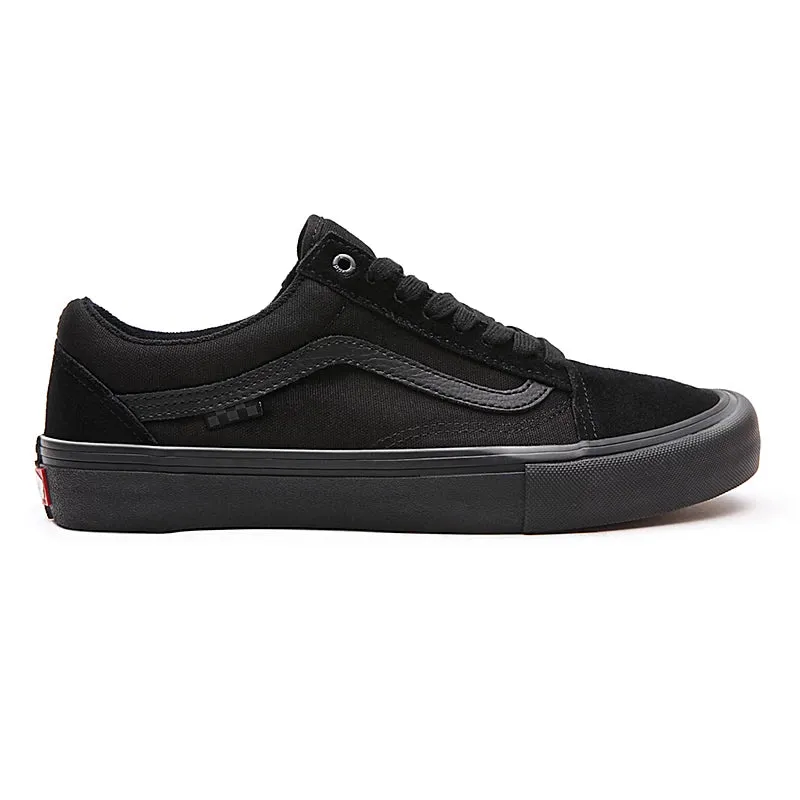 Vans Skate Old Skool Skateboarding Shoes - Black/Black Arch Supported Footwear
