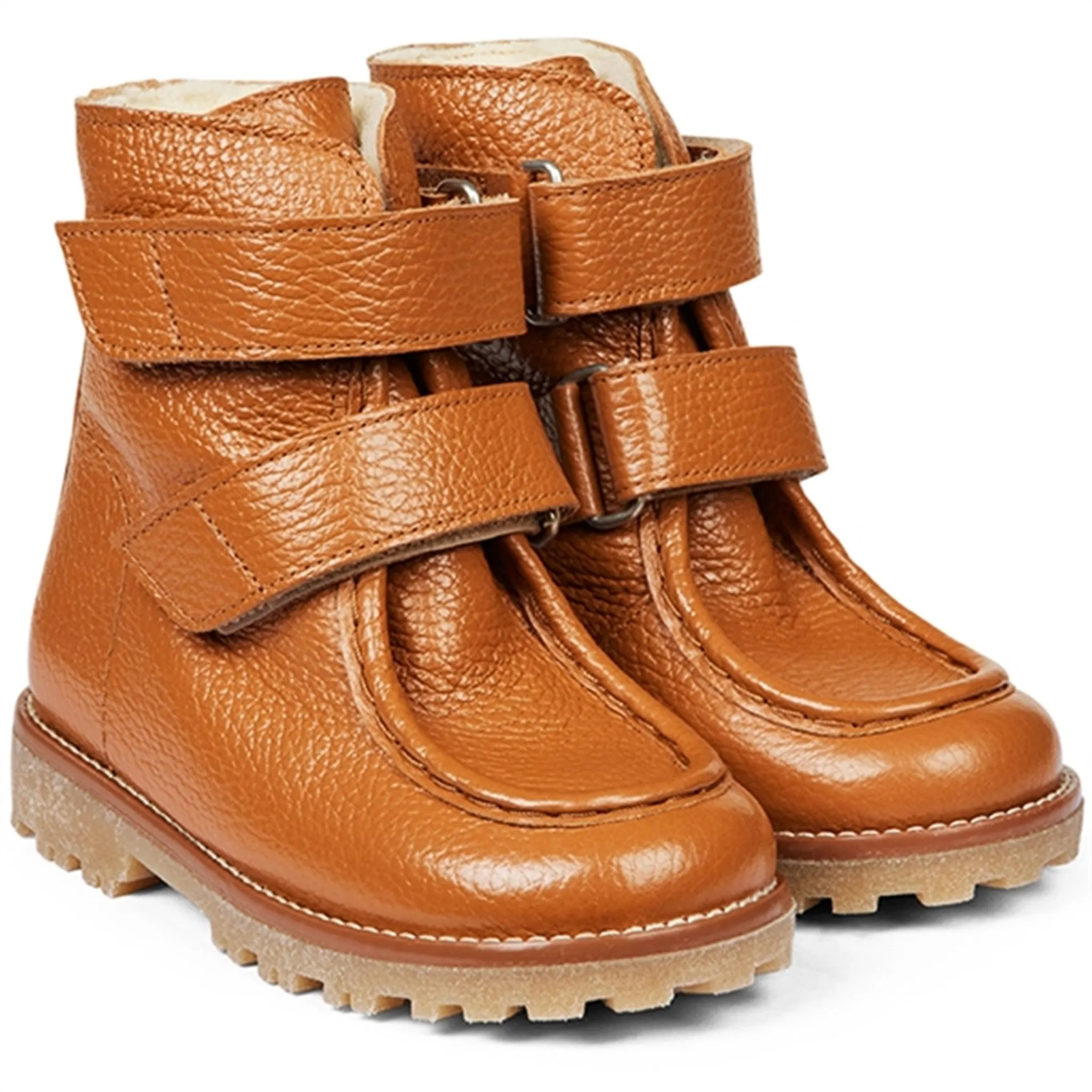 Angulus Mid-Cut Sneaker With Velcro Caramel Cold Terrain Trek