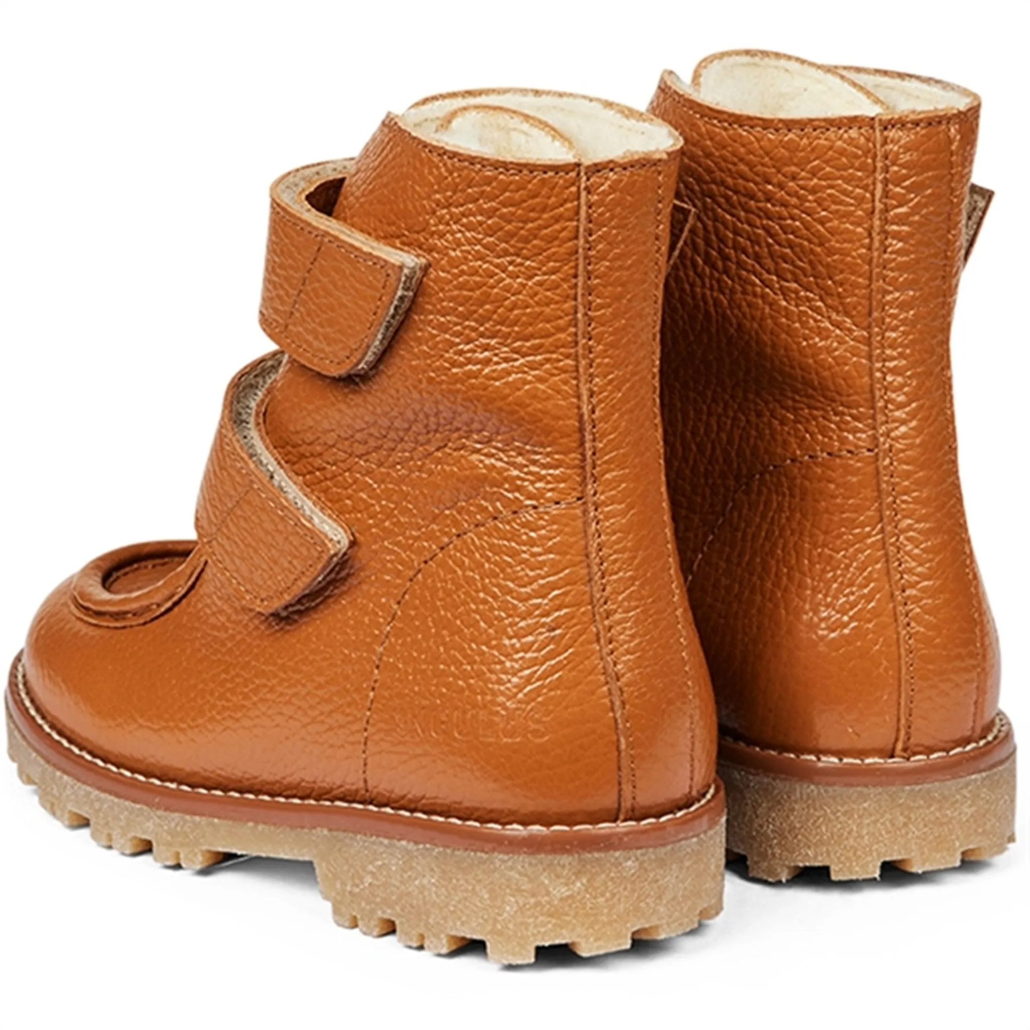 Angulus Mid-Cut Sneaker With Velcro Caramel Frost Proof