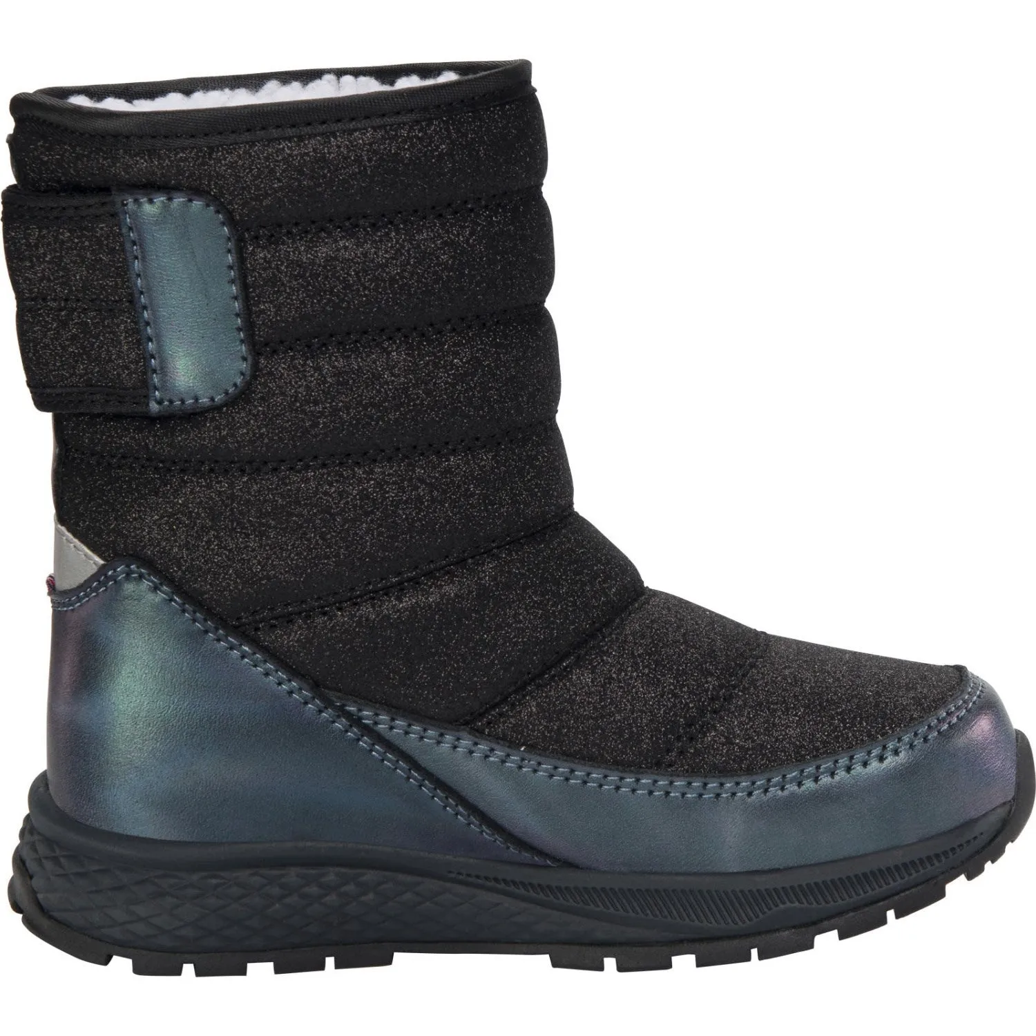 Snow Winter VIKING Black Equip Glitter Warm WP Pull On