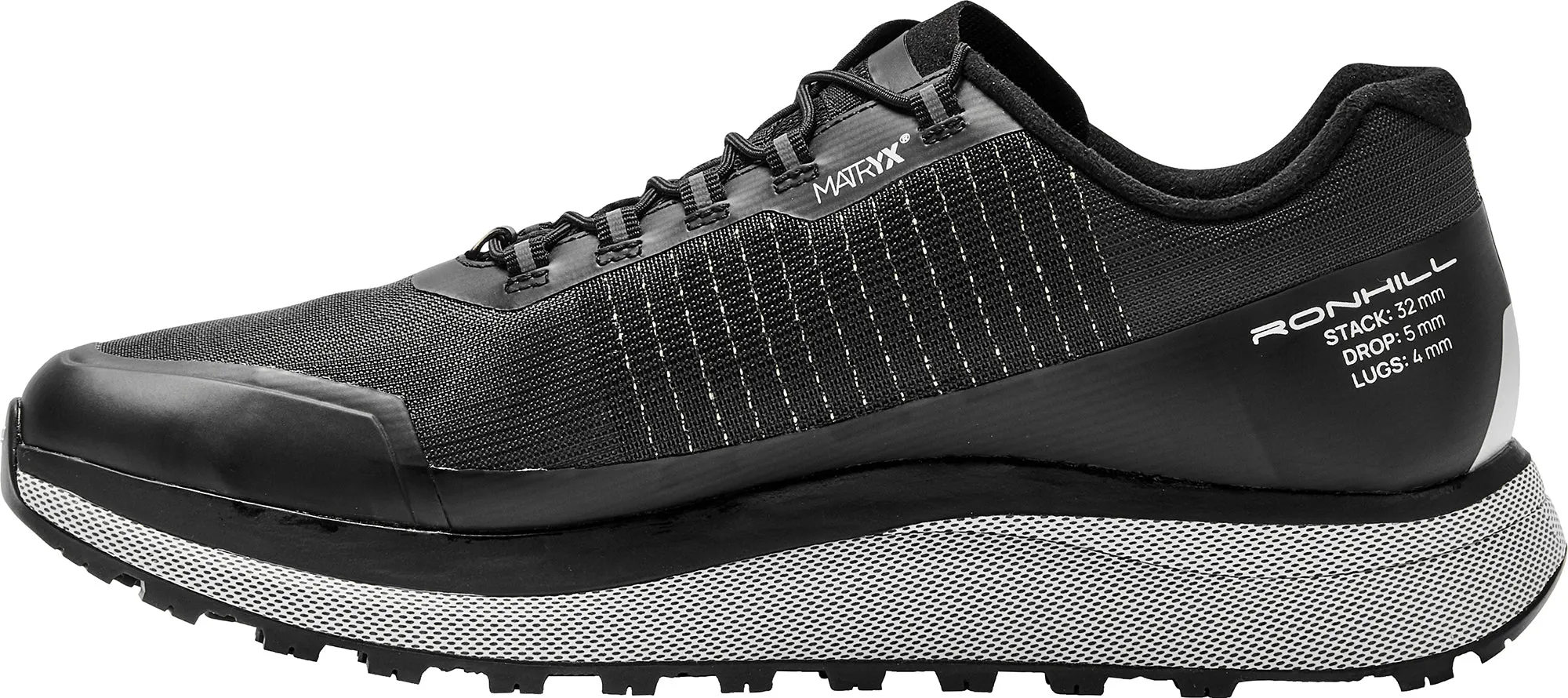 Ronhill Freedom Mens Trail Running Shoes - Black Step Light Air Dry