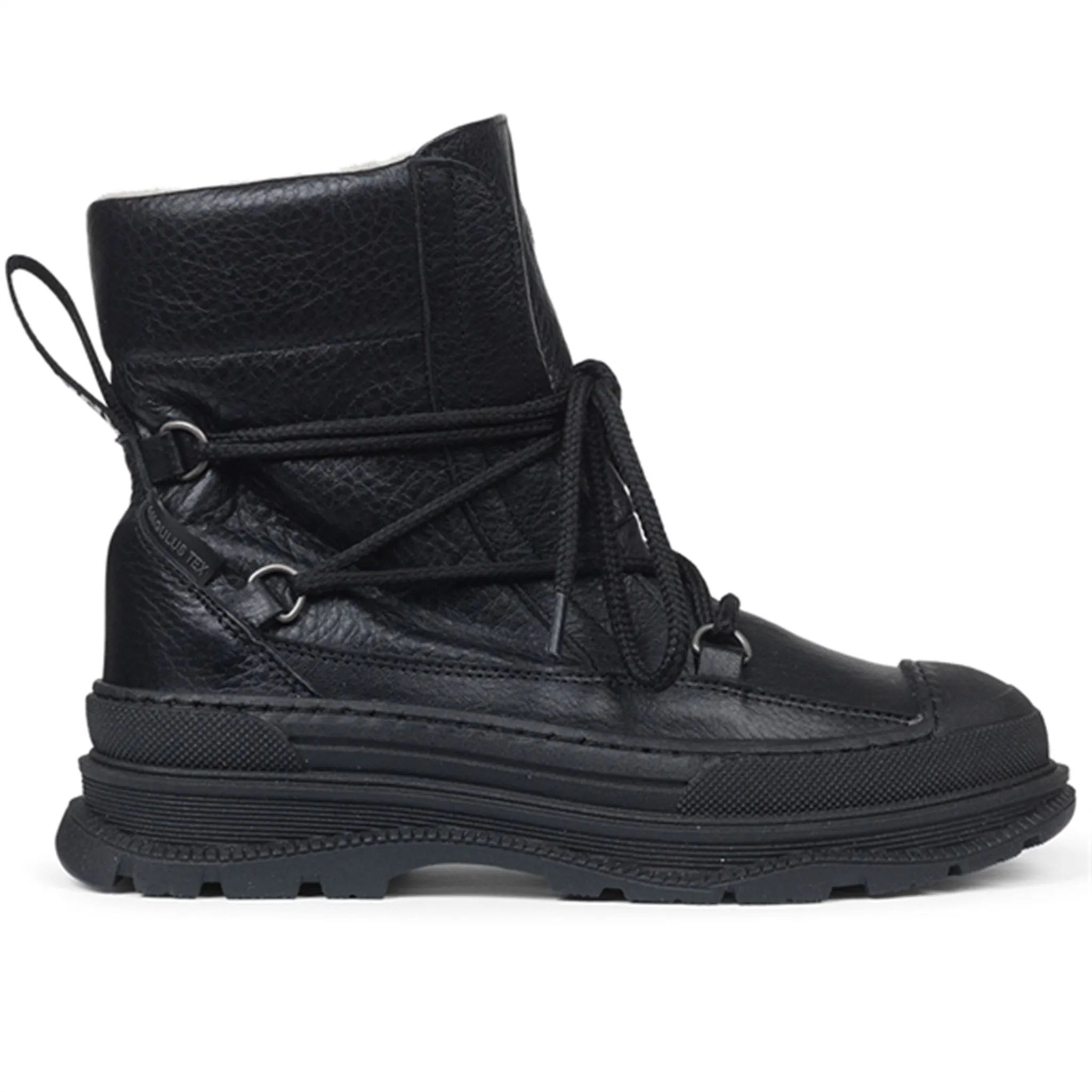 Ice Safe Winter Walks Angulus Tex Boots w Tie And Zipper Black