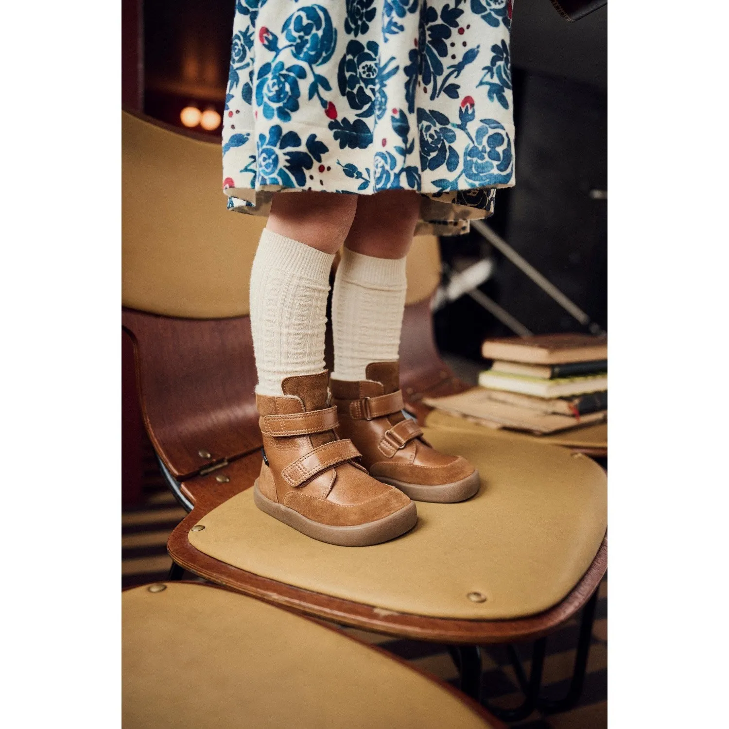 Bundgaard Cognac Basil waterproof Snow Steps