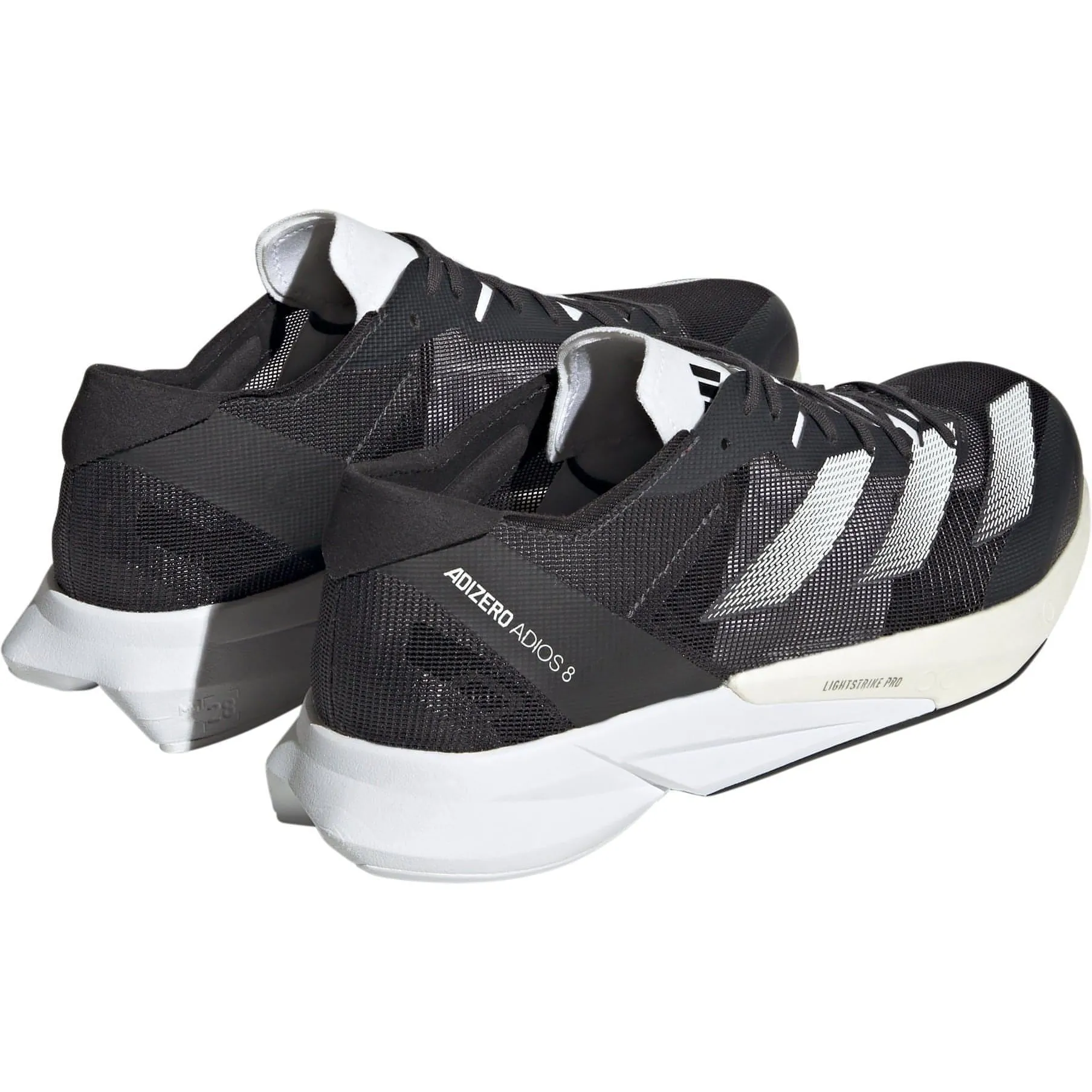 adidas Adizero Adios 8 Mens Running Shoes - Black Durable Build Weekend Errands Durable Fabric