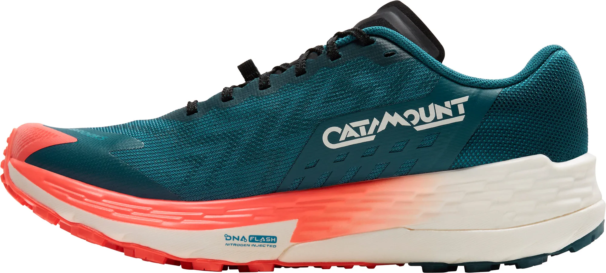 Long Move Step Tall Brooks Catamount 4 Mens Trail Running Shoes - Blue