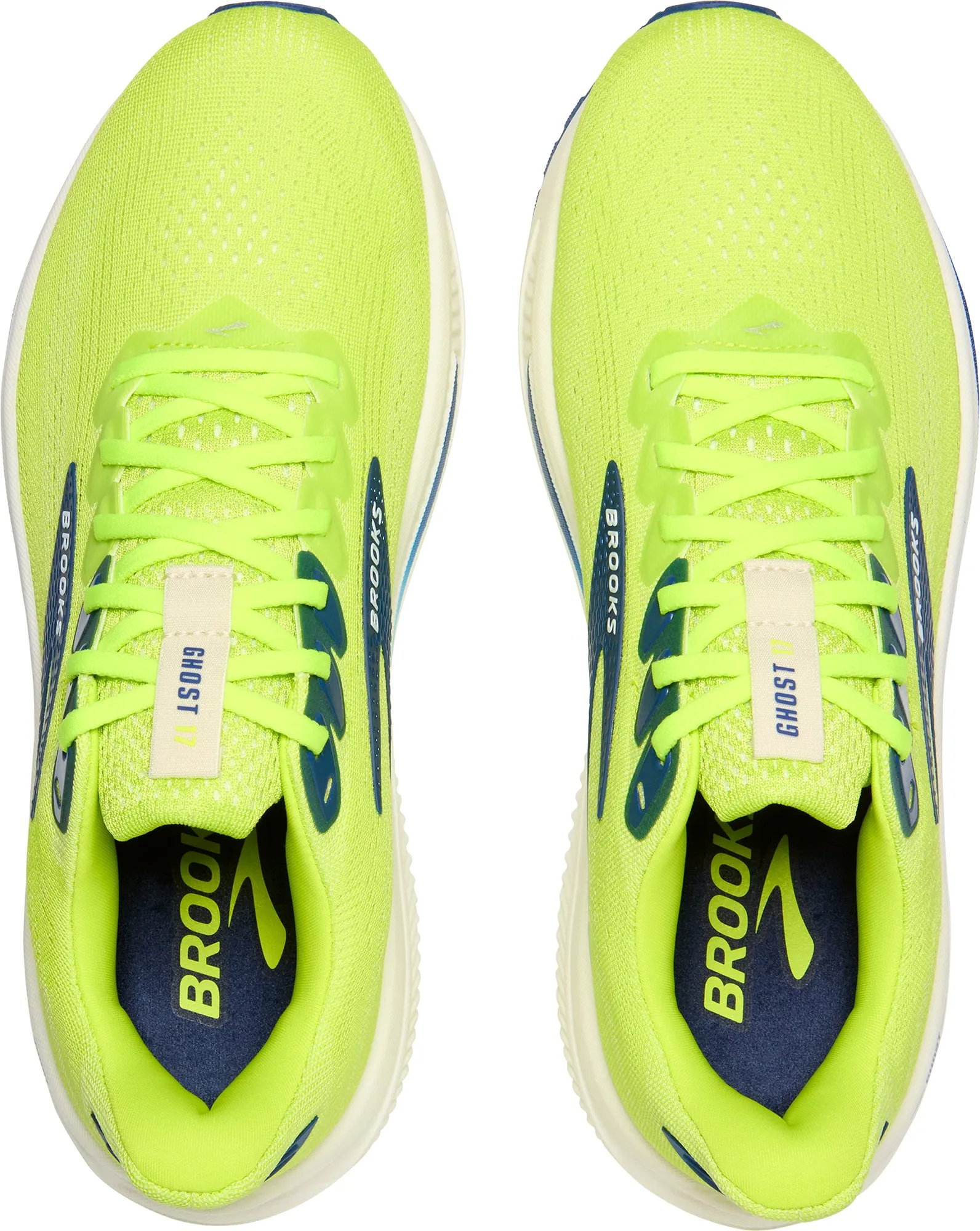 Brooks Ghost 17 Mens Running Shoes - Green Step Light Low Arch