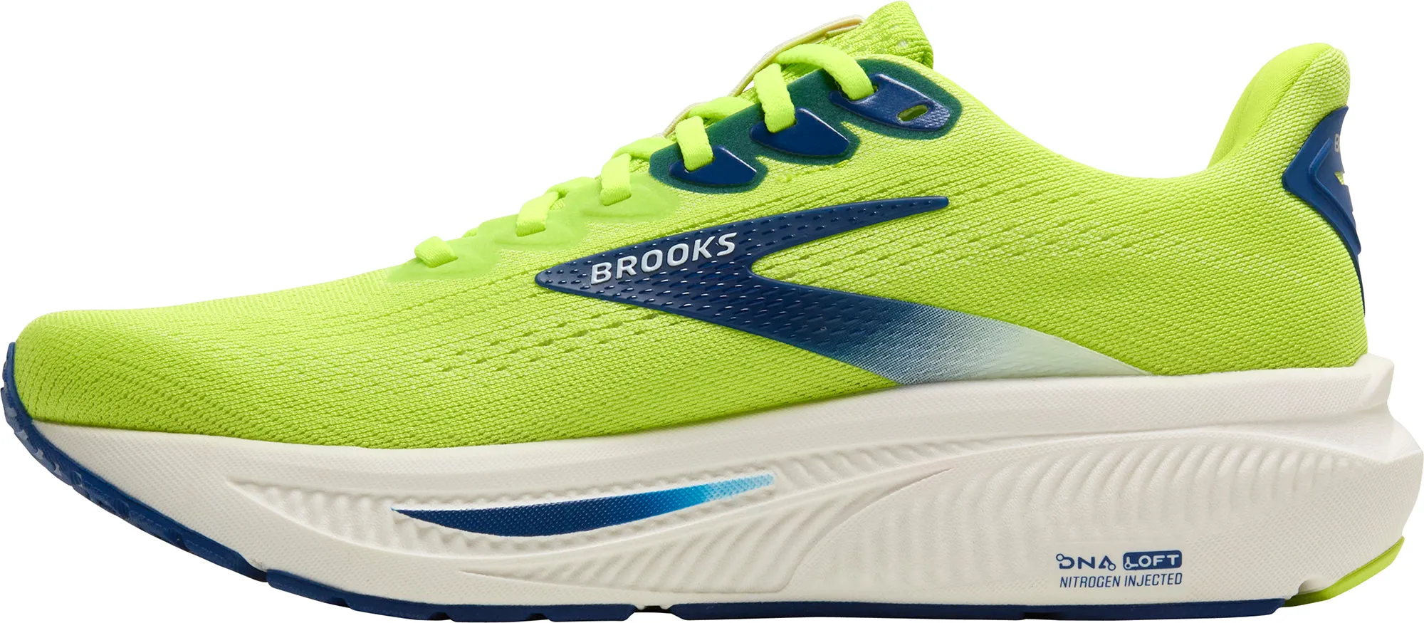 Brooks Ghost 17 Mens Running Shoes - Green Stretch Fabric Weekend Trip
