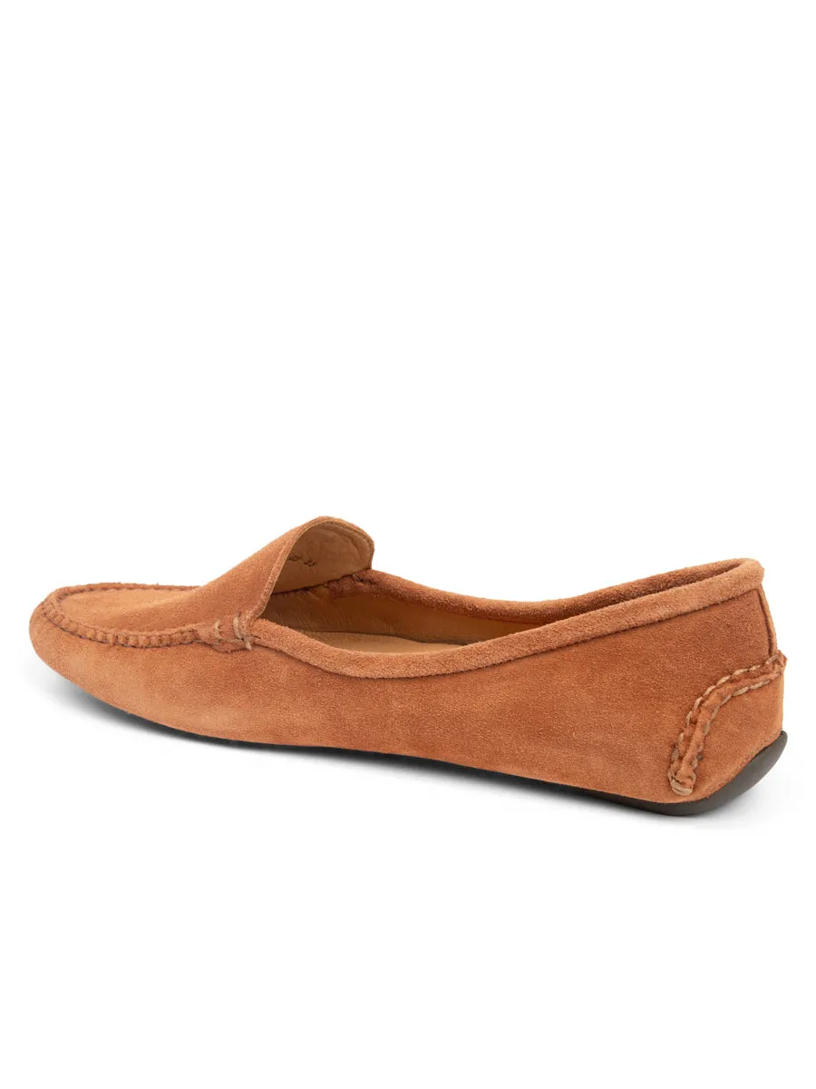 Jillian Driving Moccasin in Suede Padded Comfort Cold Weather