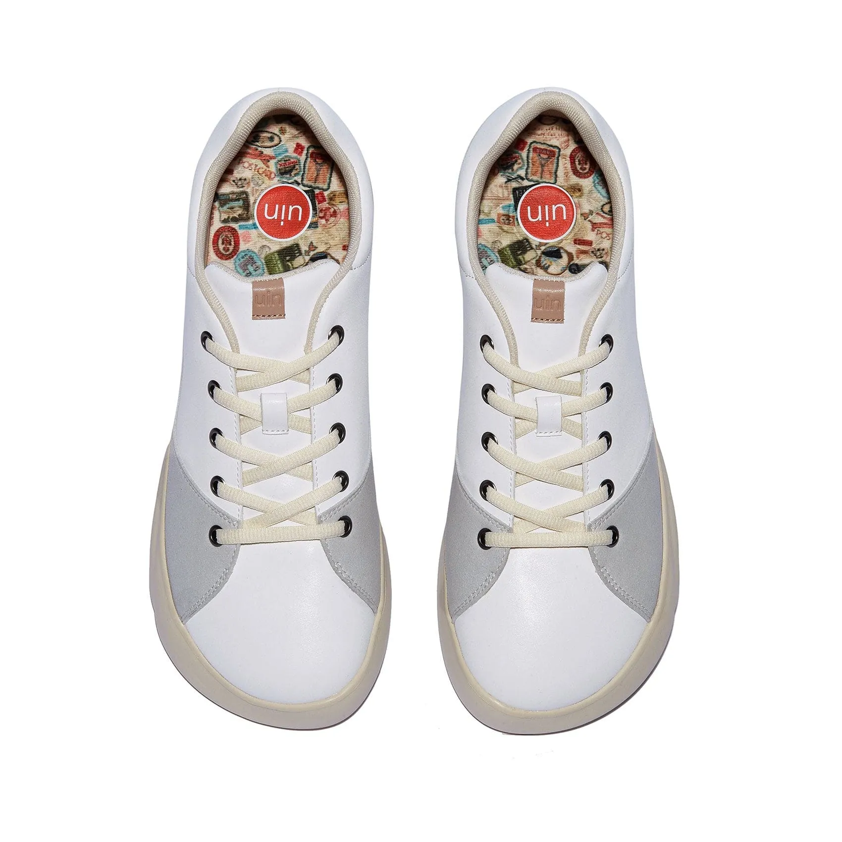 Flat Step Comfortable Support Bright White Denia I Men