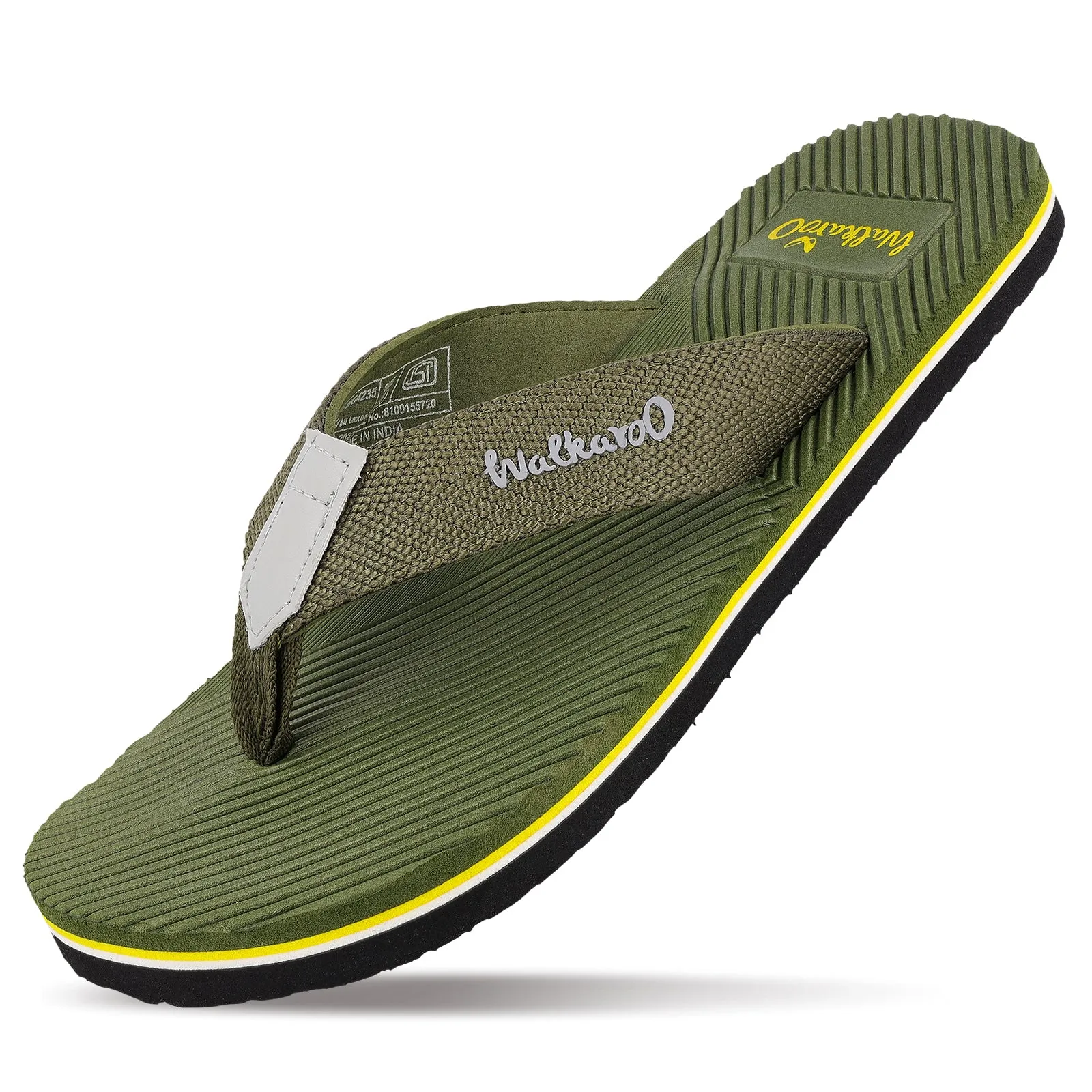 Park Holiday Gear Travel Light Shoes Men's Flip-Flop Slippers - WC4235 Olive