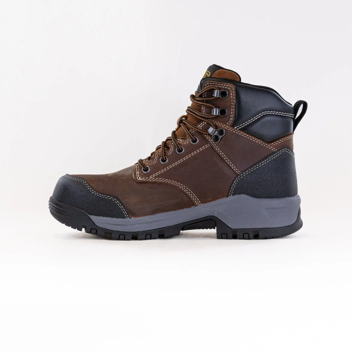 Stormy Days Chic Pumps KEEN Utility Evanston 6" Waterproof Boot - Carbon Toe (Men's) - Bison/Black