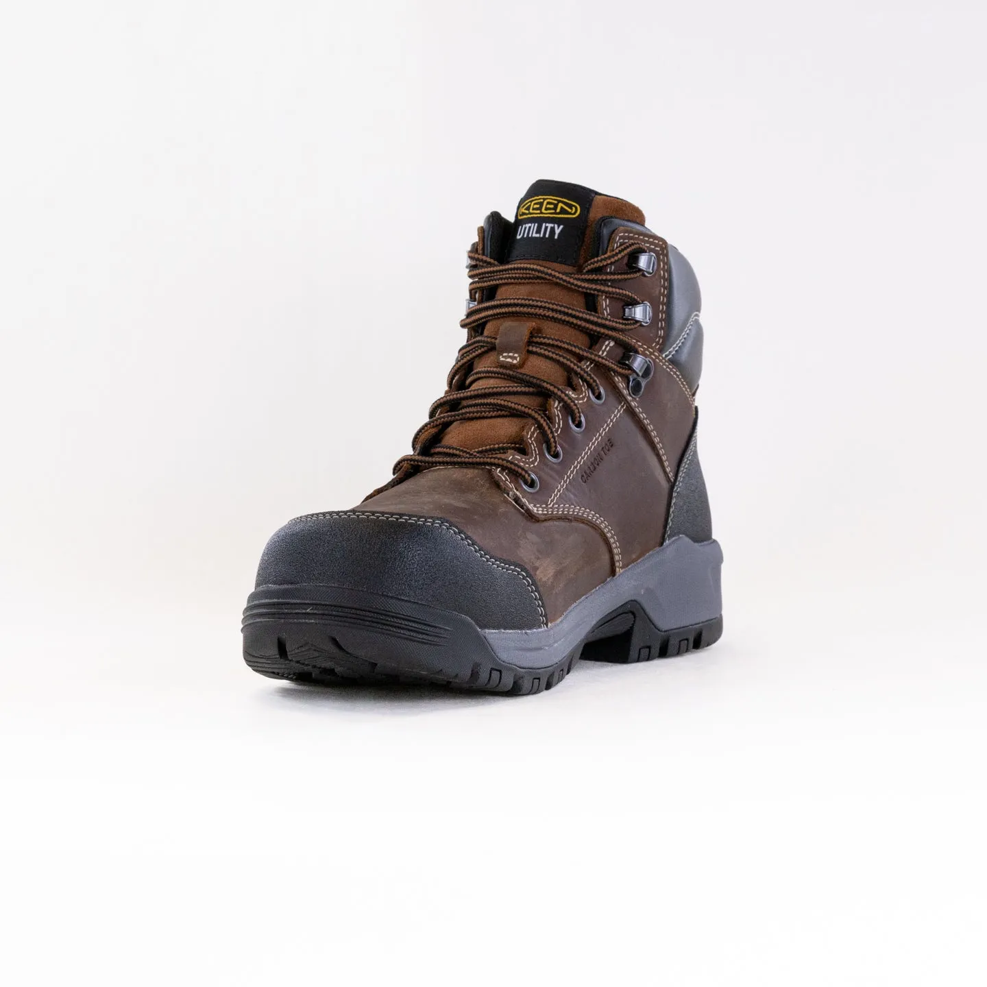 KEEN Utility Evanston 6" Waterproof Boot - Carbon Toe (Men's) - Bison/Black portable City Walking