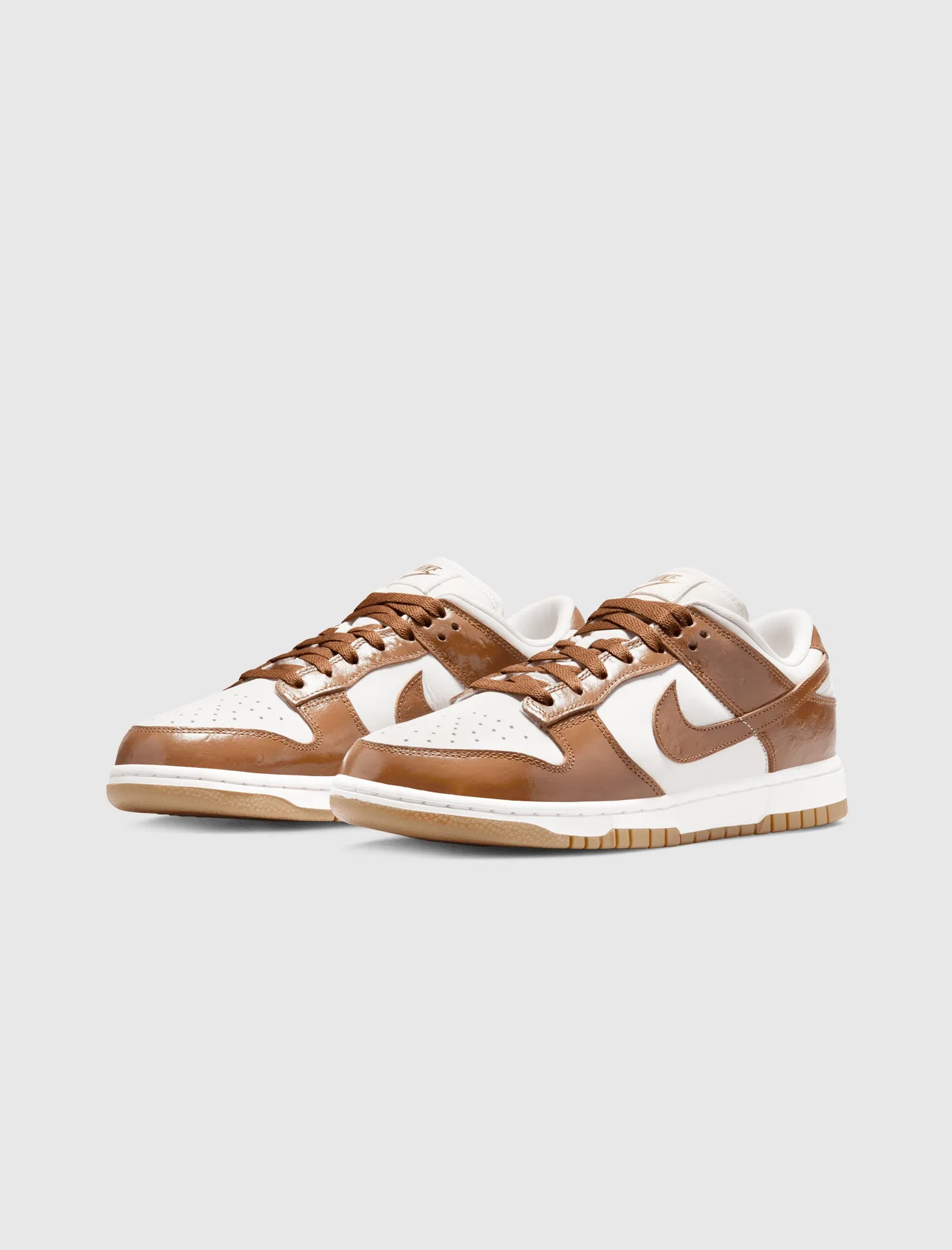 Memory Foam WOMEN'S NIKE DUNK LOW LX "ALE BROWN OSTRICH"