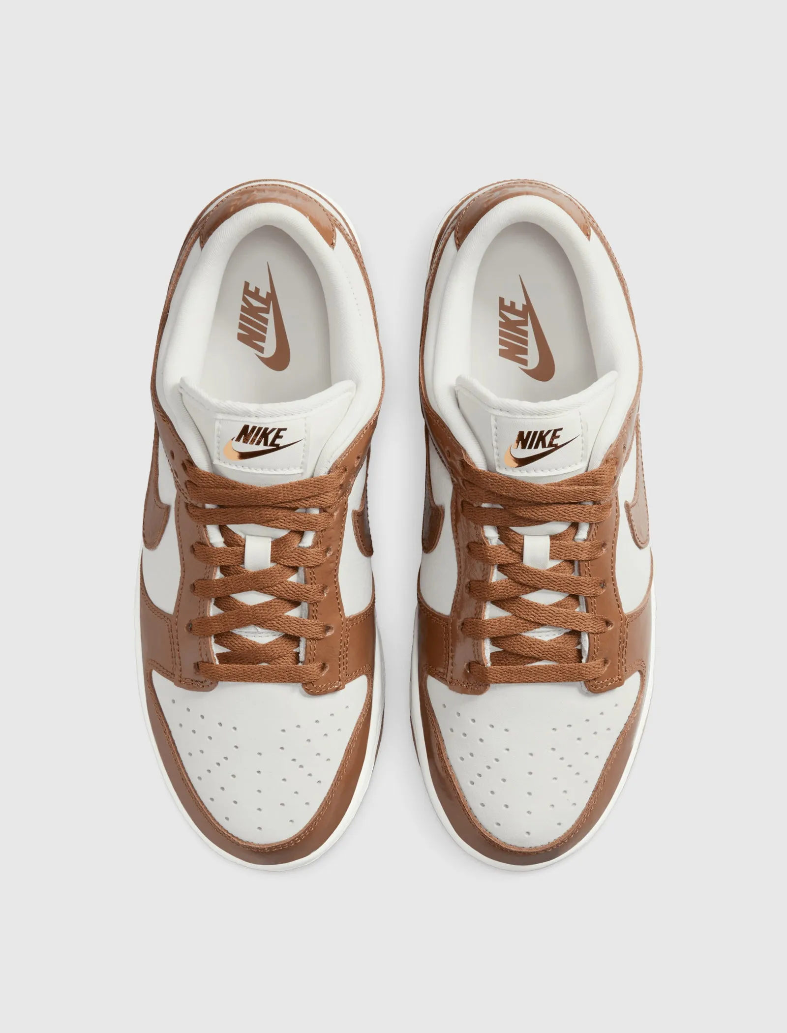 WOMEN'S NIKE DUNK LOW LX "ALE BROWN OSTRICH" Athletic Velvet Soft