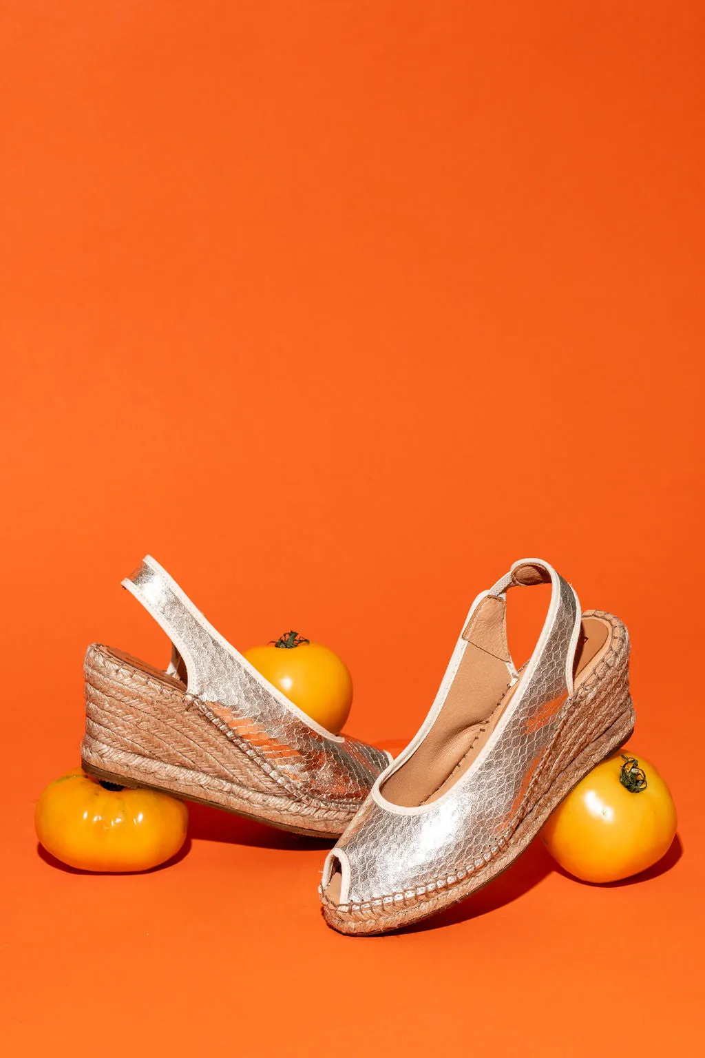 Nicola Peep Toe Espadrille Pastel tone