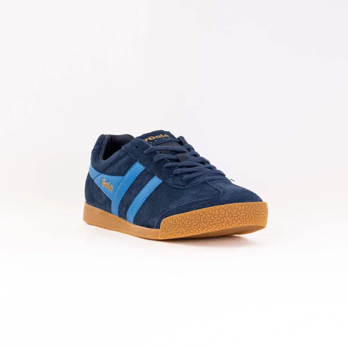 hypoallergenic material Gola Classics Harrier Suede Sneaker (Men's) - Navy/Santorini