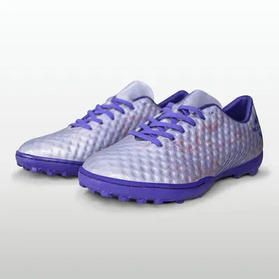 Agility Control Strong Motion Nivia Oslar 3.0 TURF Football Shoes for Men (Silver)