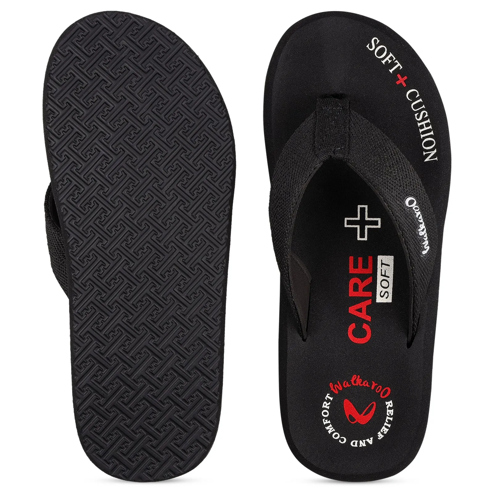 All ages Men's Care Plus Flip-Flop  - WH3816 Black