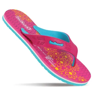 Garden Day Outfit Women's Hawai Slippers - HL273 Magenta Cyan