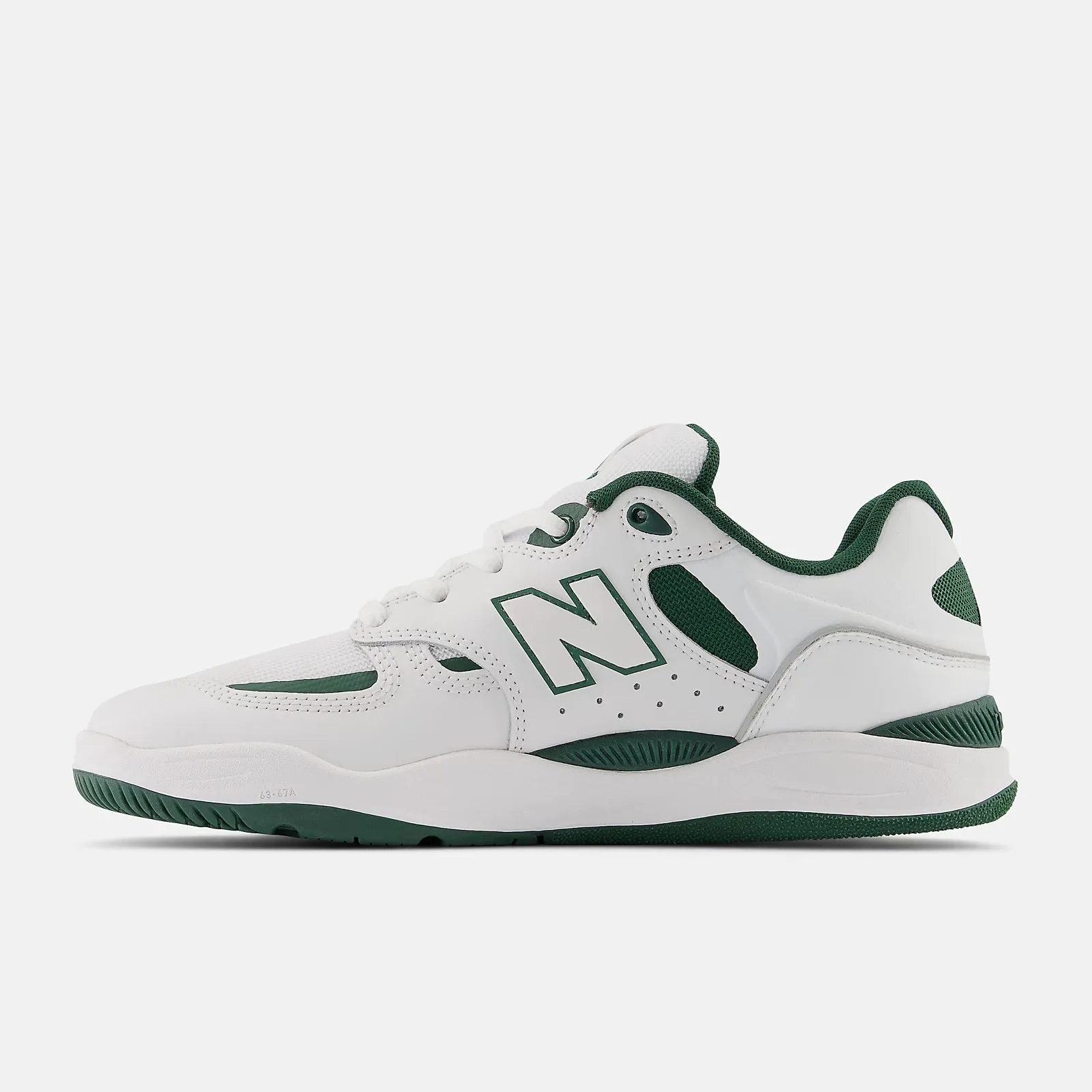 New Balance Numeric 1010 Tiago Lemos Skateboard Shoe - White/Green Outdoor Ready Fit