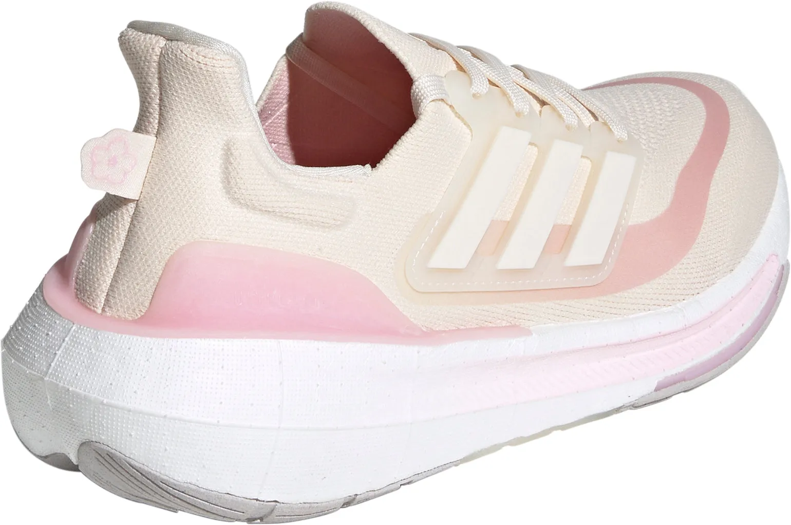 Memory Foam Airport Travel Rapid pace adidas Ultra Boost Light Womens Running Shoes - Pink