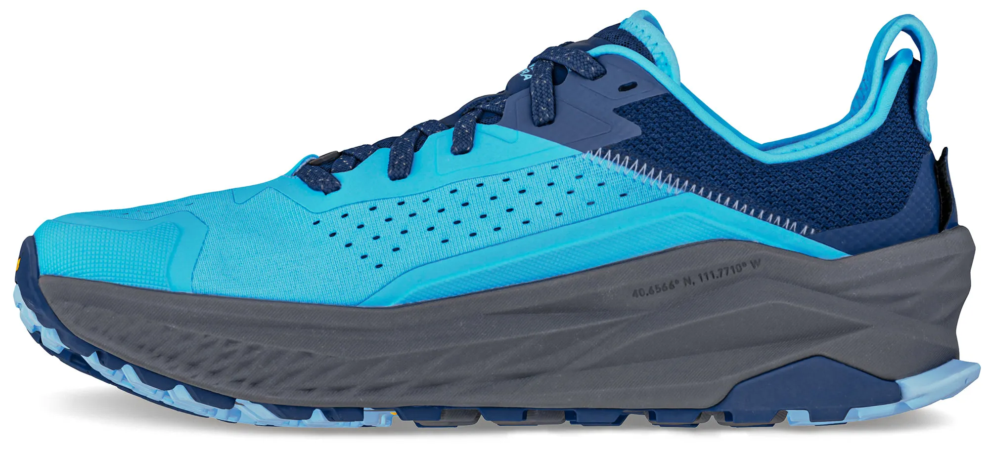 Altra Olympus 6 Mens Trail Running Shoes - Blue Hiking Flexible