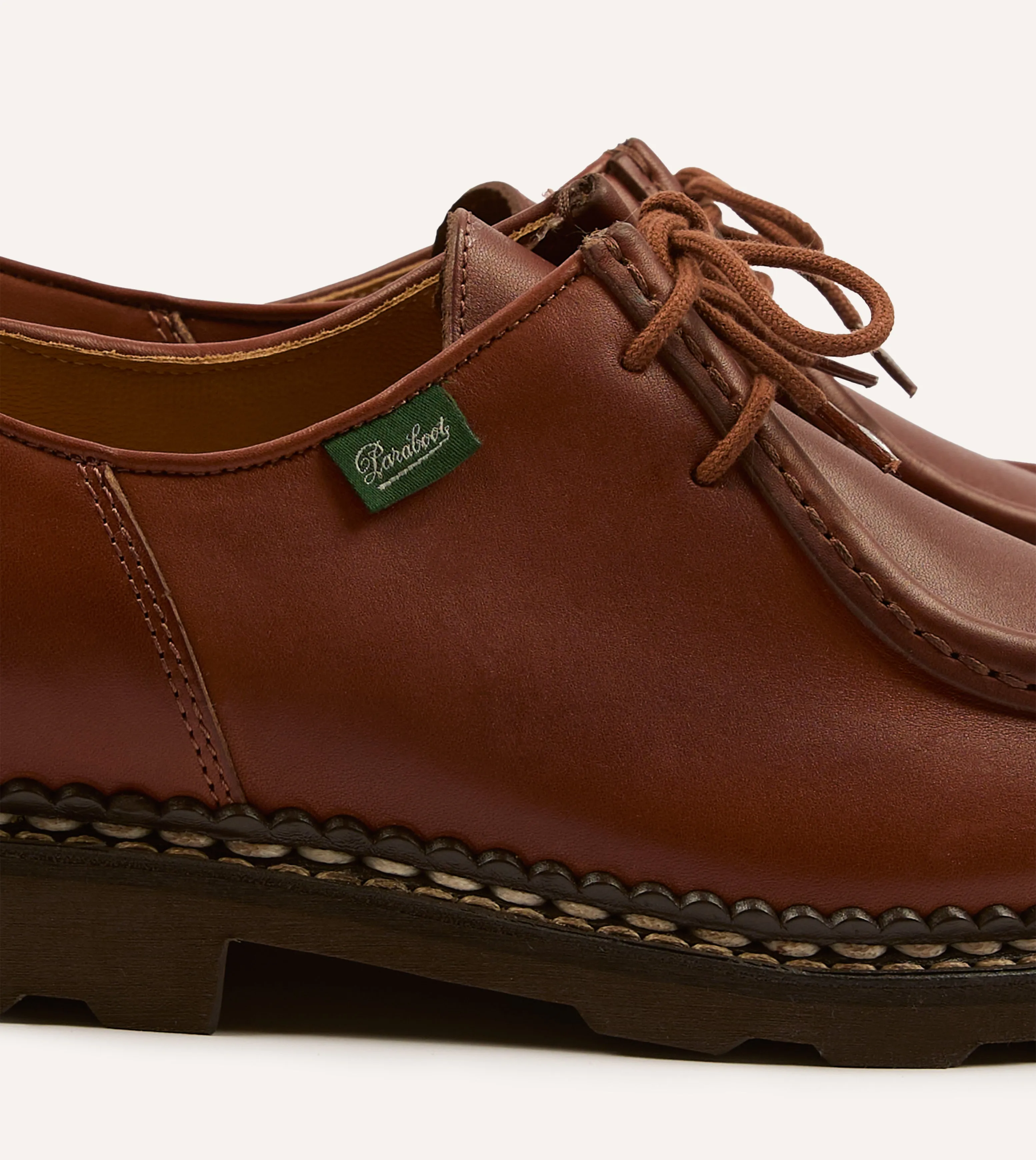Sky View Ice Guard Paraboot Michael Marron Leather Derby Shoe