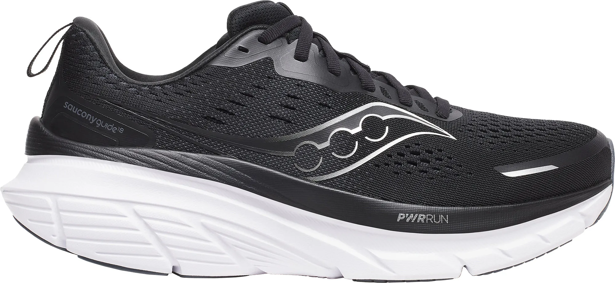 Saucony Guide 18 WIDE FIT Mens Running Shoes - Black Autumn Tone