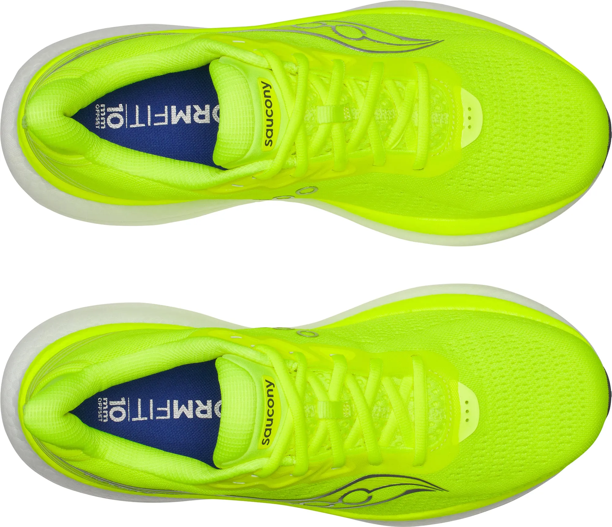 Road Long Active Day Saucony Triumph 23 Mens Running Shoes - Yellow