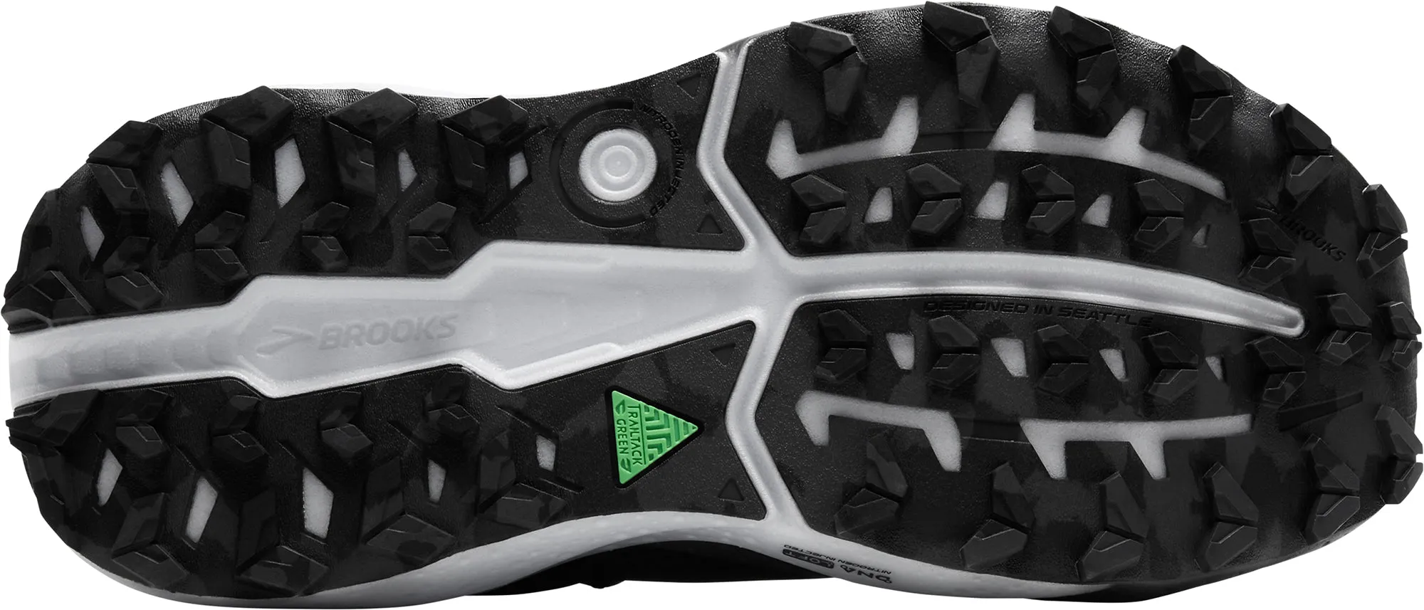 Leg Slim Brooks Caldera 8 Mens Trail Running Shoes - Black