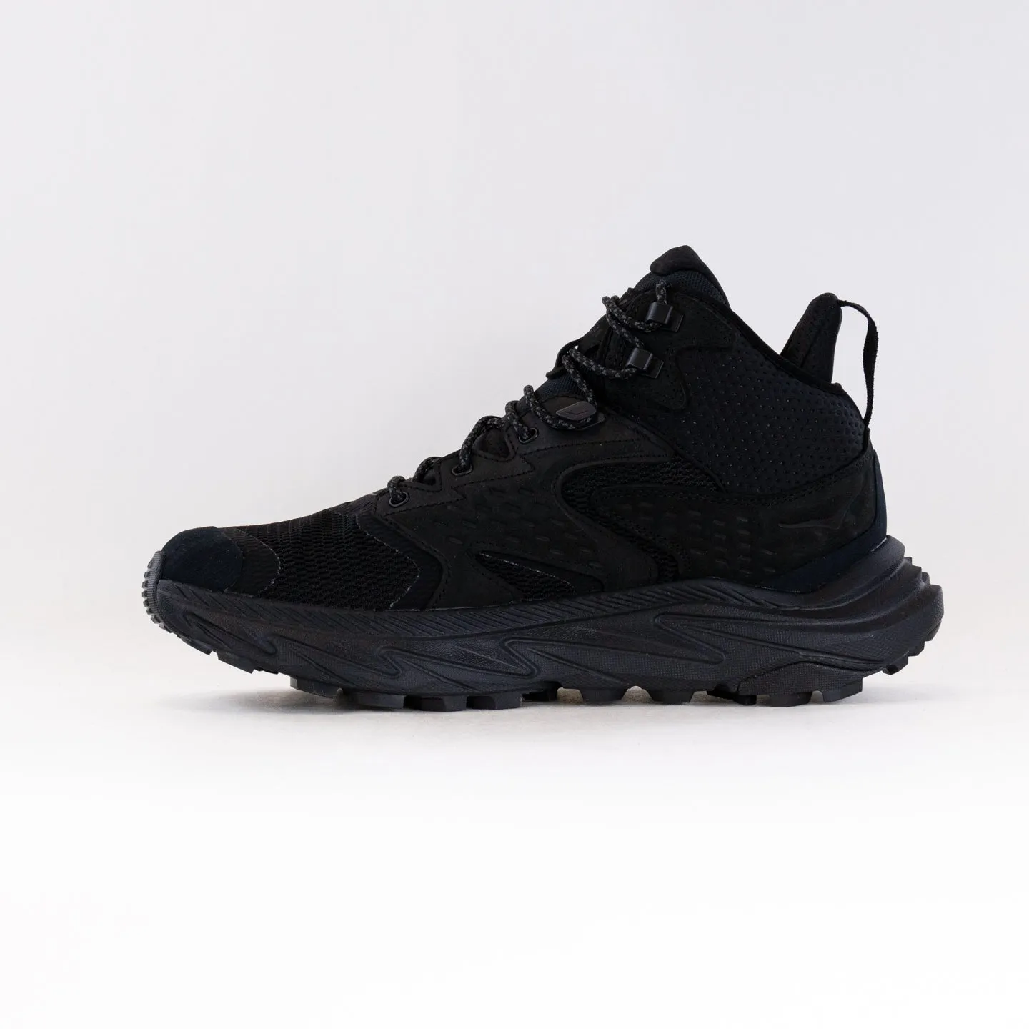 Hoka Anacapa 2 Mid GTX (Men's) - Black/Black Trail Lifestyle Quick Dry Fit