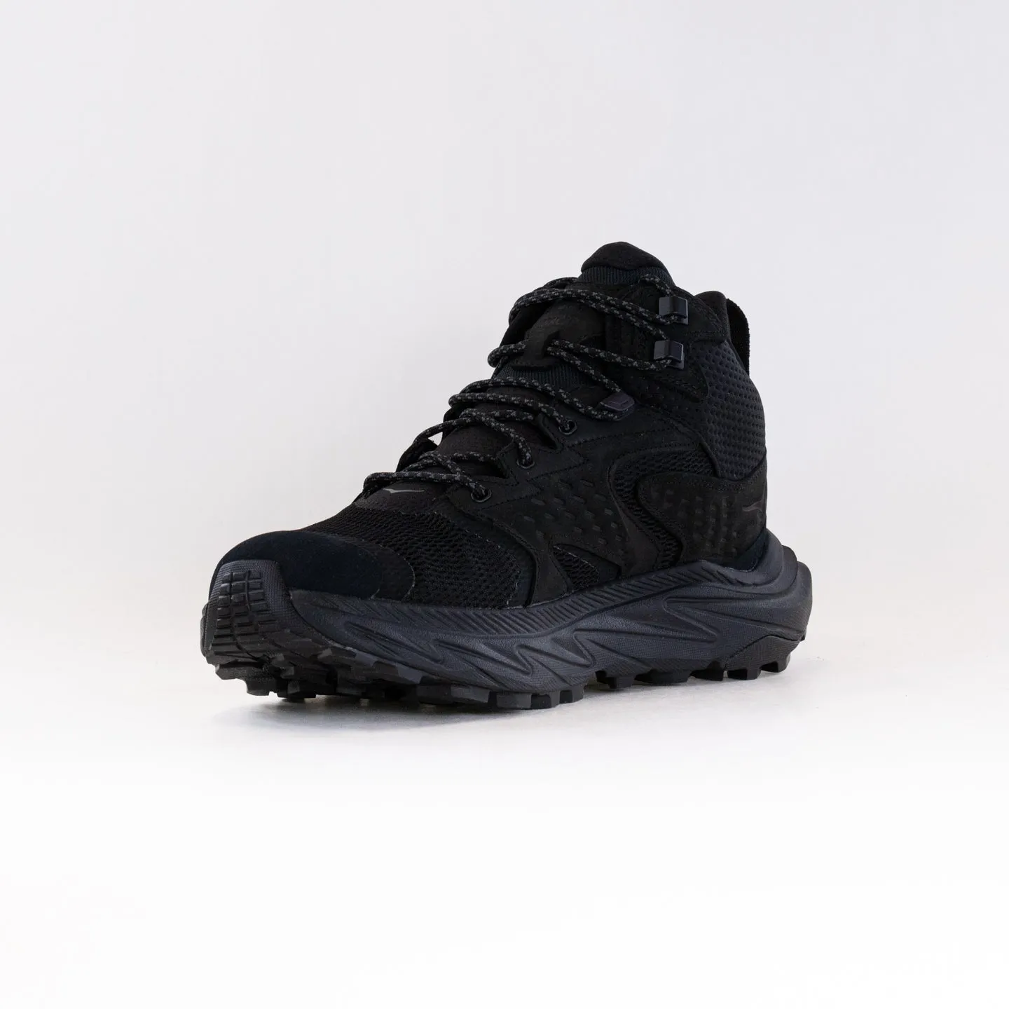 Windproof Support Hoka Anacapa 2 Mid GTX (Men's) - Black/Black