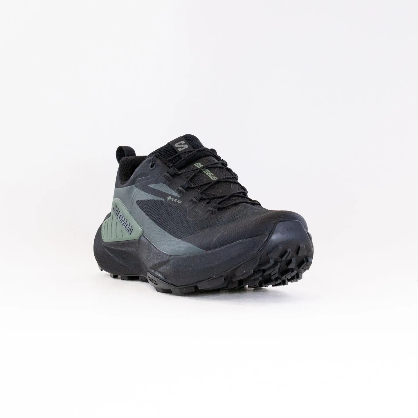 SALOMON GENESIS GTX (Men's) - Black/Green/Urban Trail Tough Reinforced