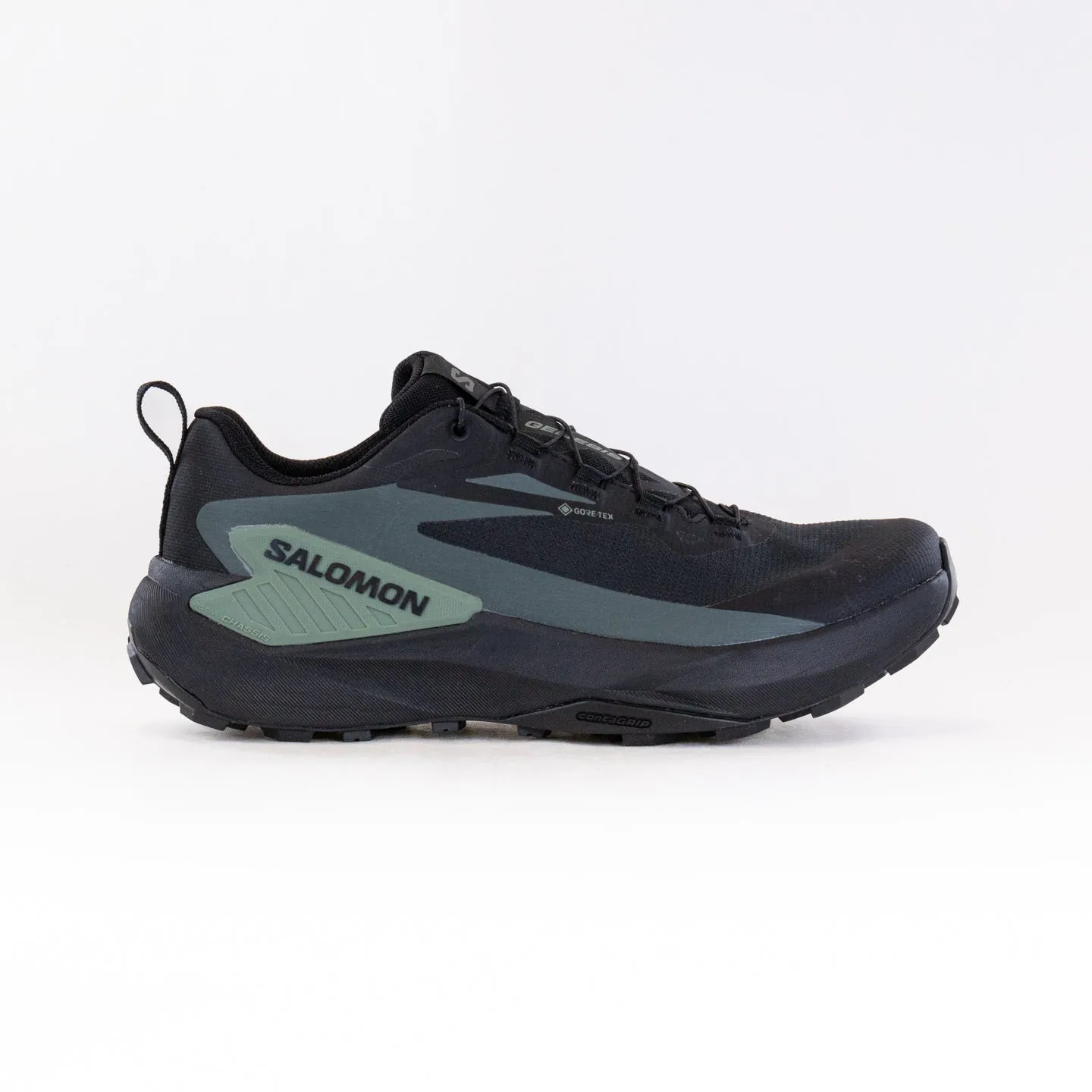 SALOMON GENESIS GTX (Men's) - Black/Green/Urban All Terrain Comfort Weather Proof