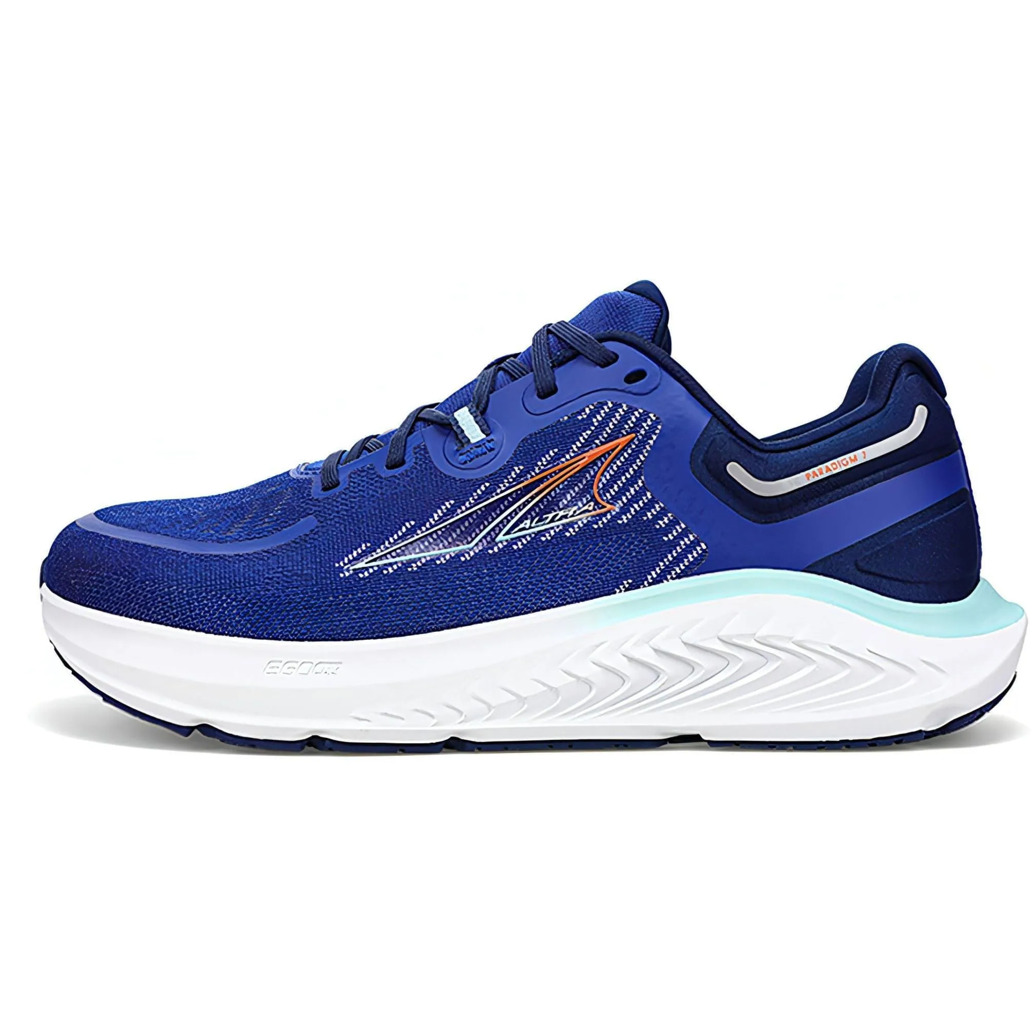 Narrow Fit Altra Paradigm 7 Mens Running Shoes - Blue
