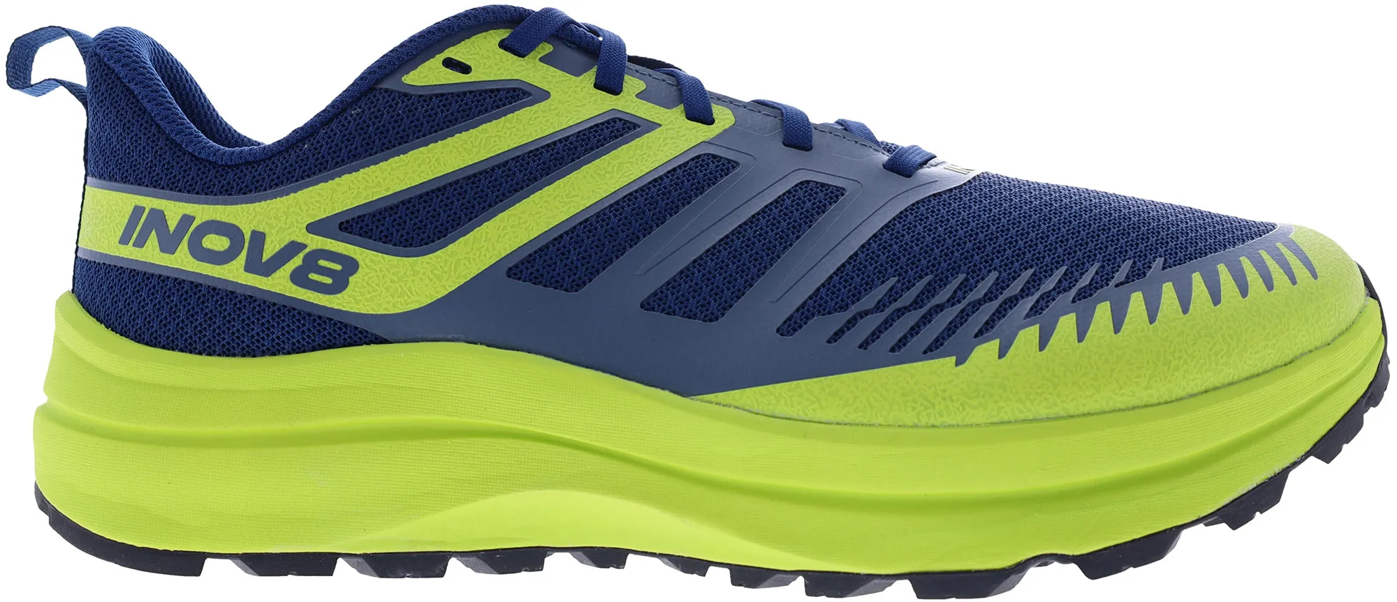 Team Match Inov8 TrailFly Max WIDE FIT Mens Trail Running Shoes - Blue