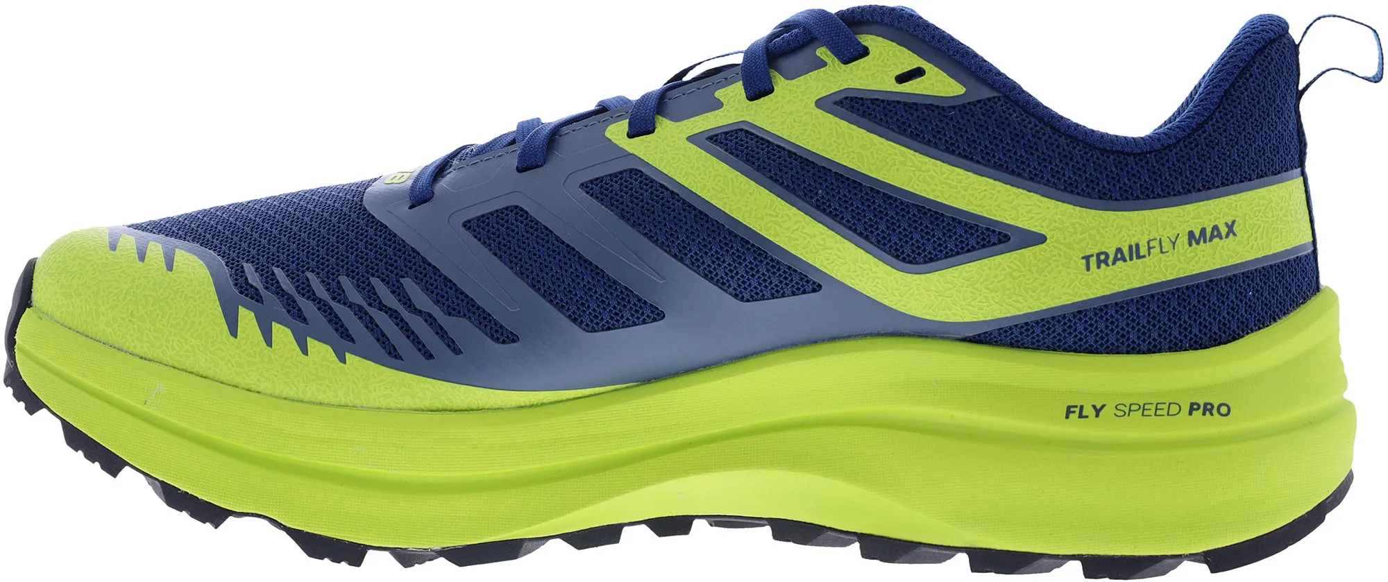 Youth Fresh Durable Build Trail Running Inov8 TrailFly Max WIDE FIT Mens Trail Running Shoes - Blue