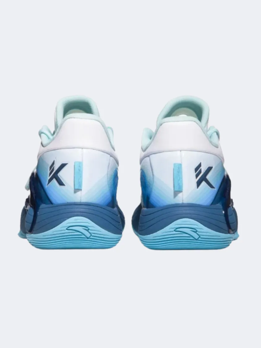 Multi Directional Grooves Ventilation Perforations Anta Kt Splash 5 V2 Men Basketball Shoes Blue/Navy/White