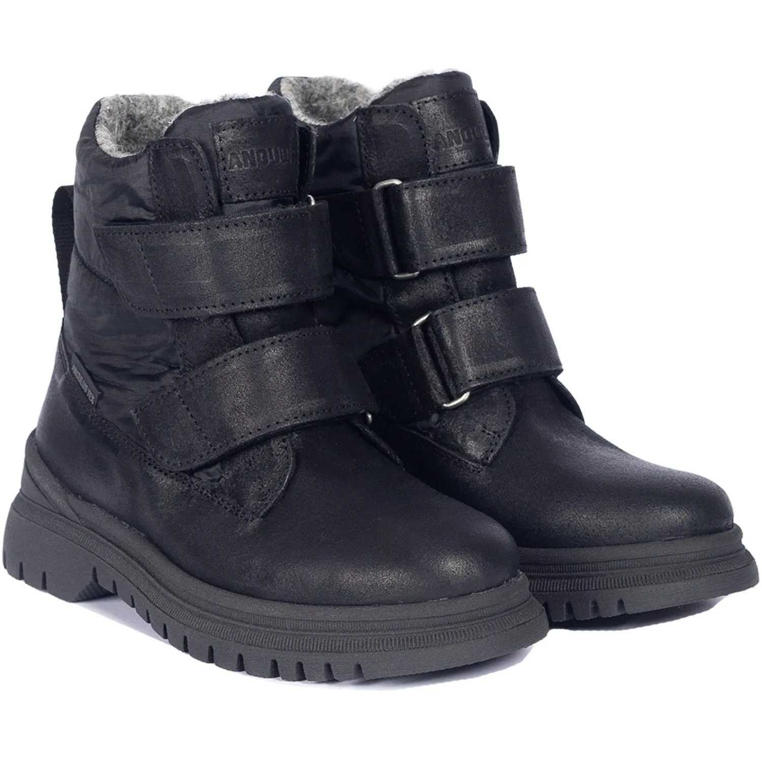 Snow protection Angulus Black/Black Recycled Ripstop Tex-undefinedst?vle Med LAndostrop