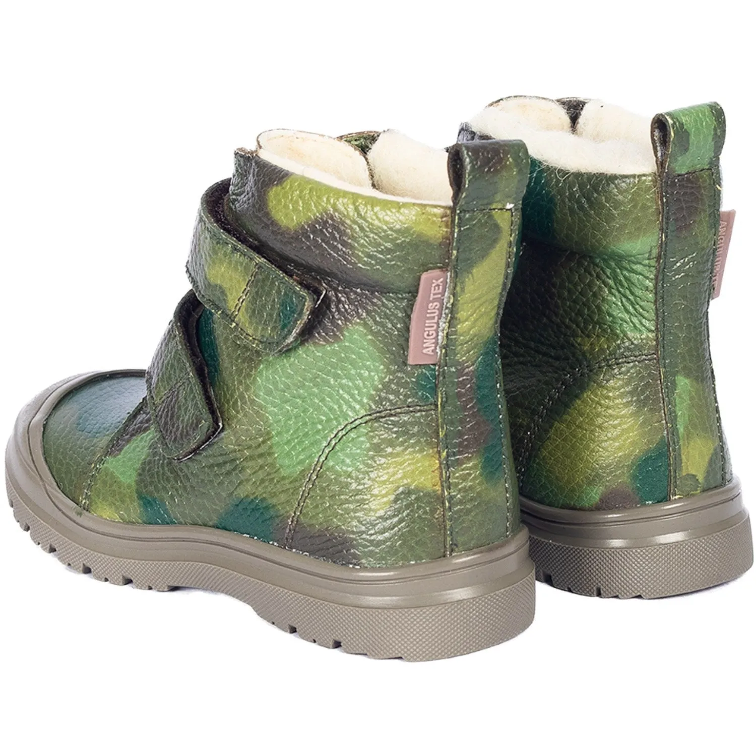 Angulus Camo Print Tex-Boot Med Camouflageprint Og Woolfoer Arctic Foot Path