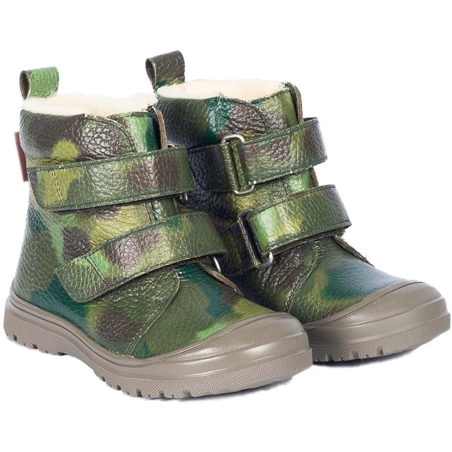Angulus Camo Print Tex-Boot Med Camouflageprint Og Woolfoer Hiking Winter Expedition