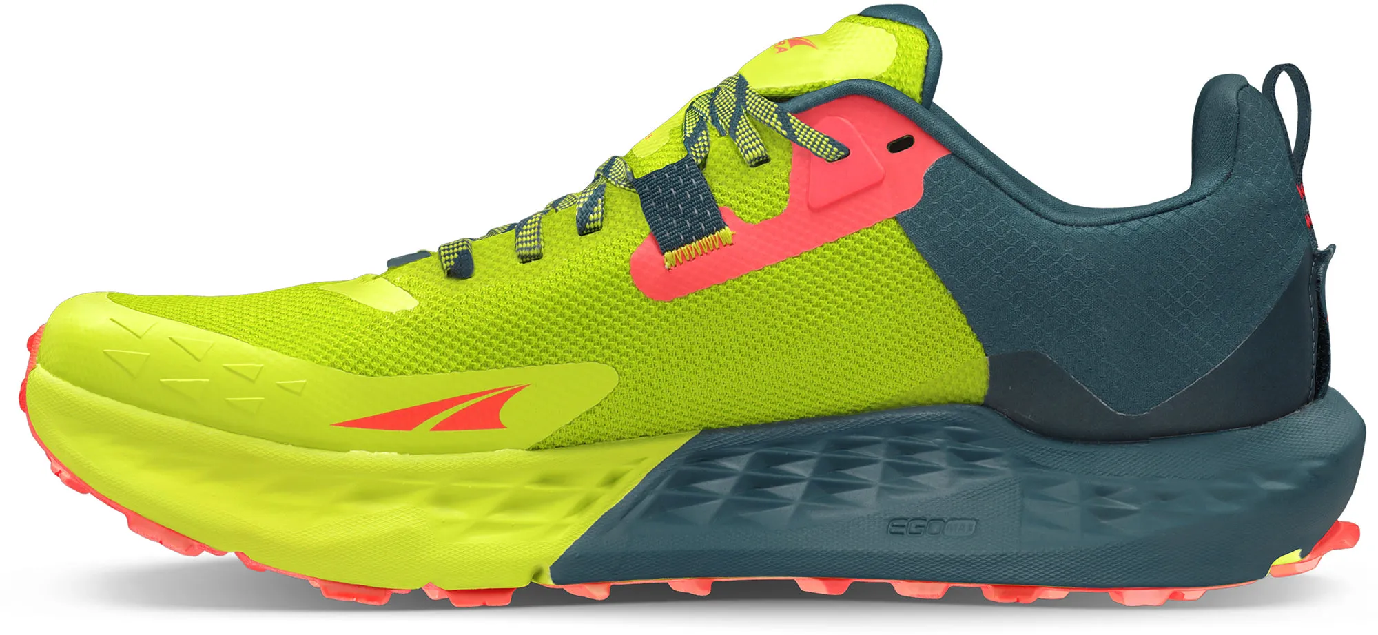 Altra Timp 5 Mens Trail Running Shoes - Green Ankle Support Mid Top