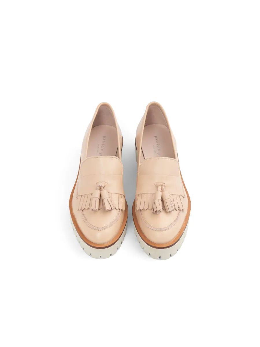 Beckham Tassel Lug Loafer Dual Tone Moon Tone