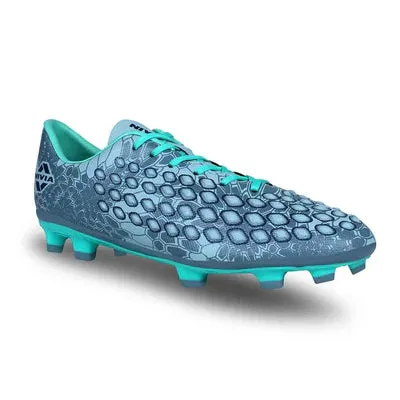 Speed Control NIVIA Reptile Football Shoes for Men (Grey/Green)