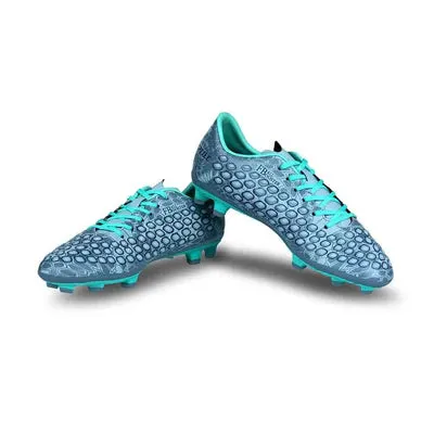 Leg Control NIVIA Reptile Football Shoes for Men (Grey/Green)