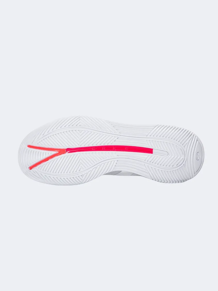 Erke Men Basketball Shoes White/Red/Orange Quality Tuned Flex Zones