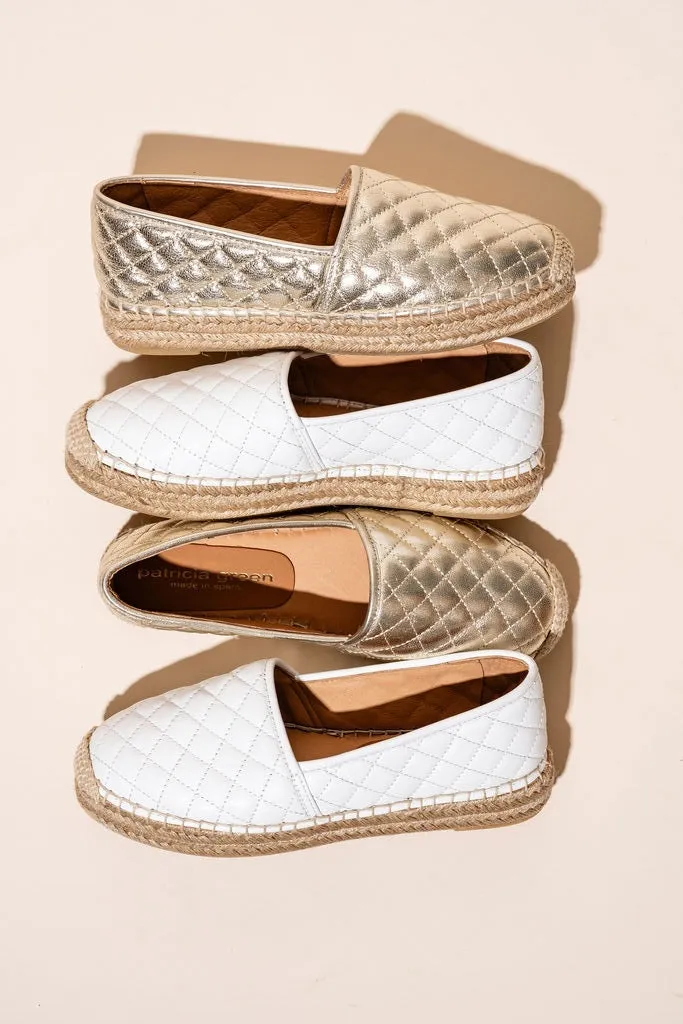 New York Abigail Quilted Slip on Espadrille