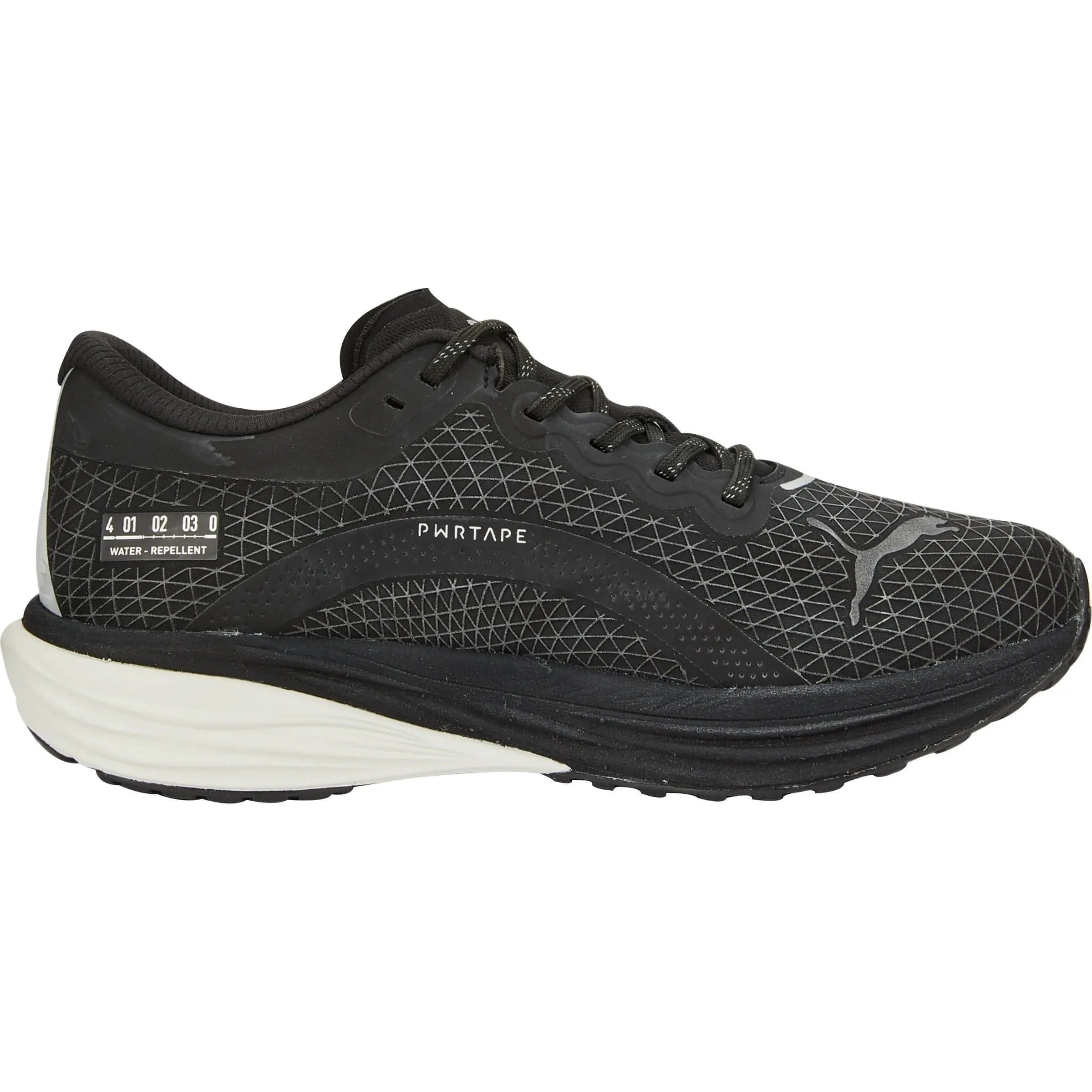 Puma Deviate Nitro 2 WTR Mens Running Shoes - Black Ultra Light Urban Walkers
